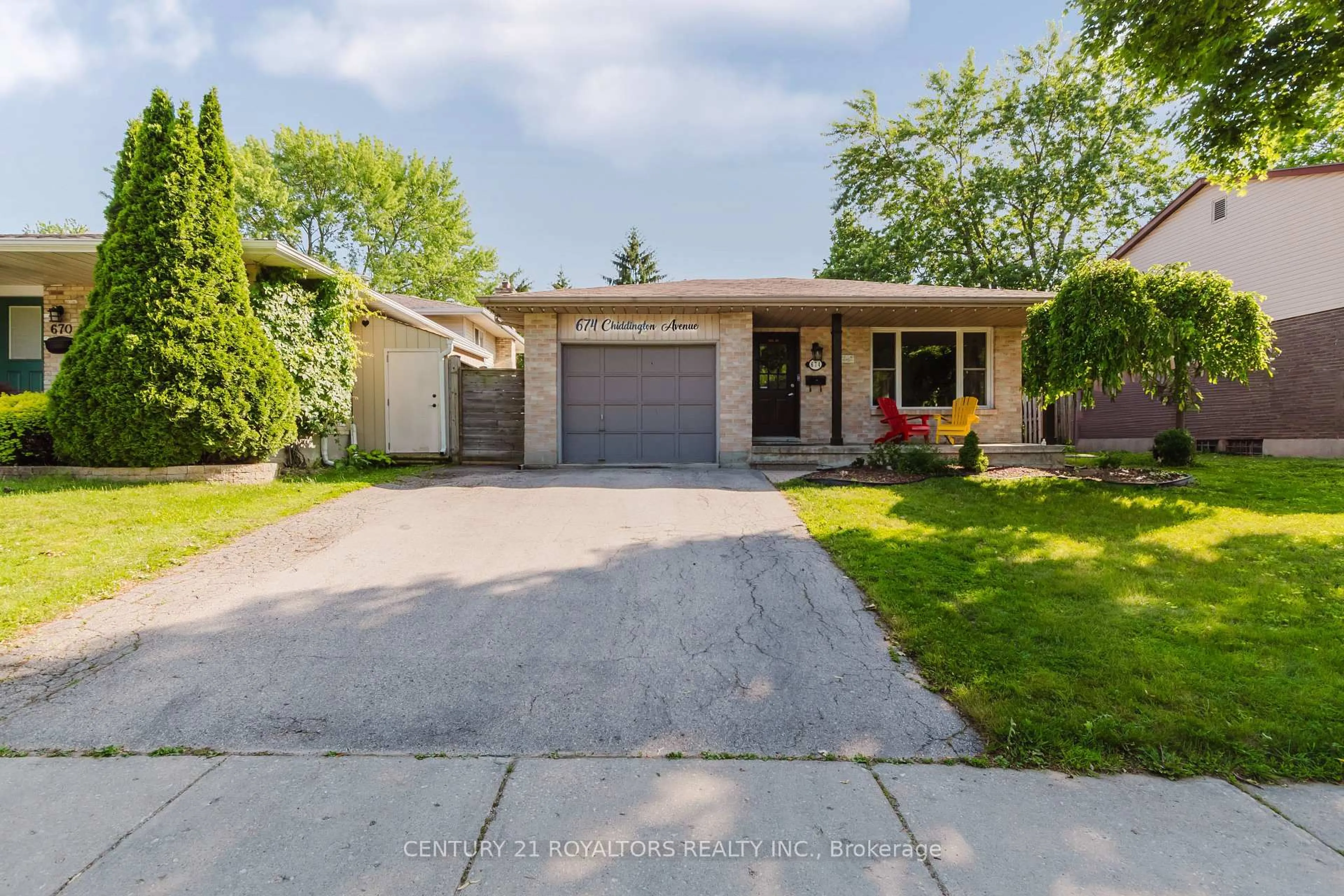 Home with brick exterior material, street for 674 CHIDDINGTON Ave, London South Ontario N6C 2W7