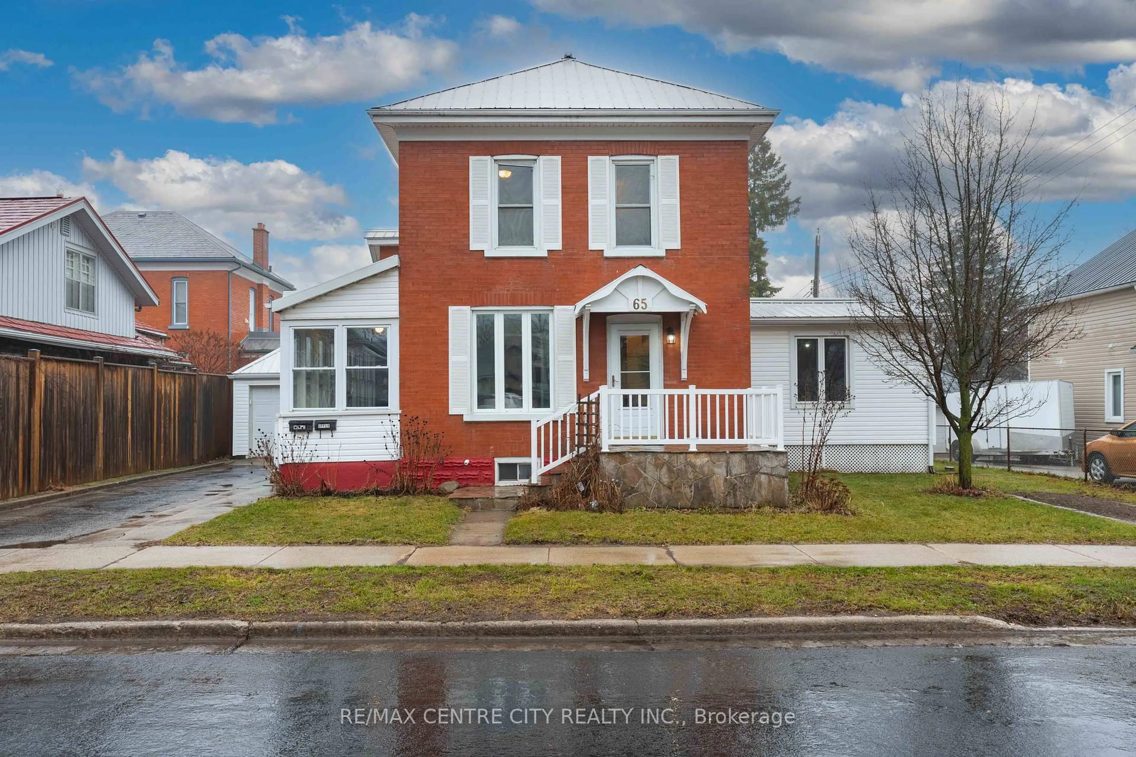 Home with brick exterior material, street for 65 King St, Aylmer Ontario N5H 2A2