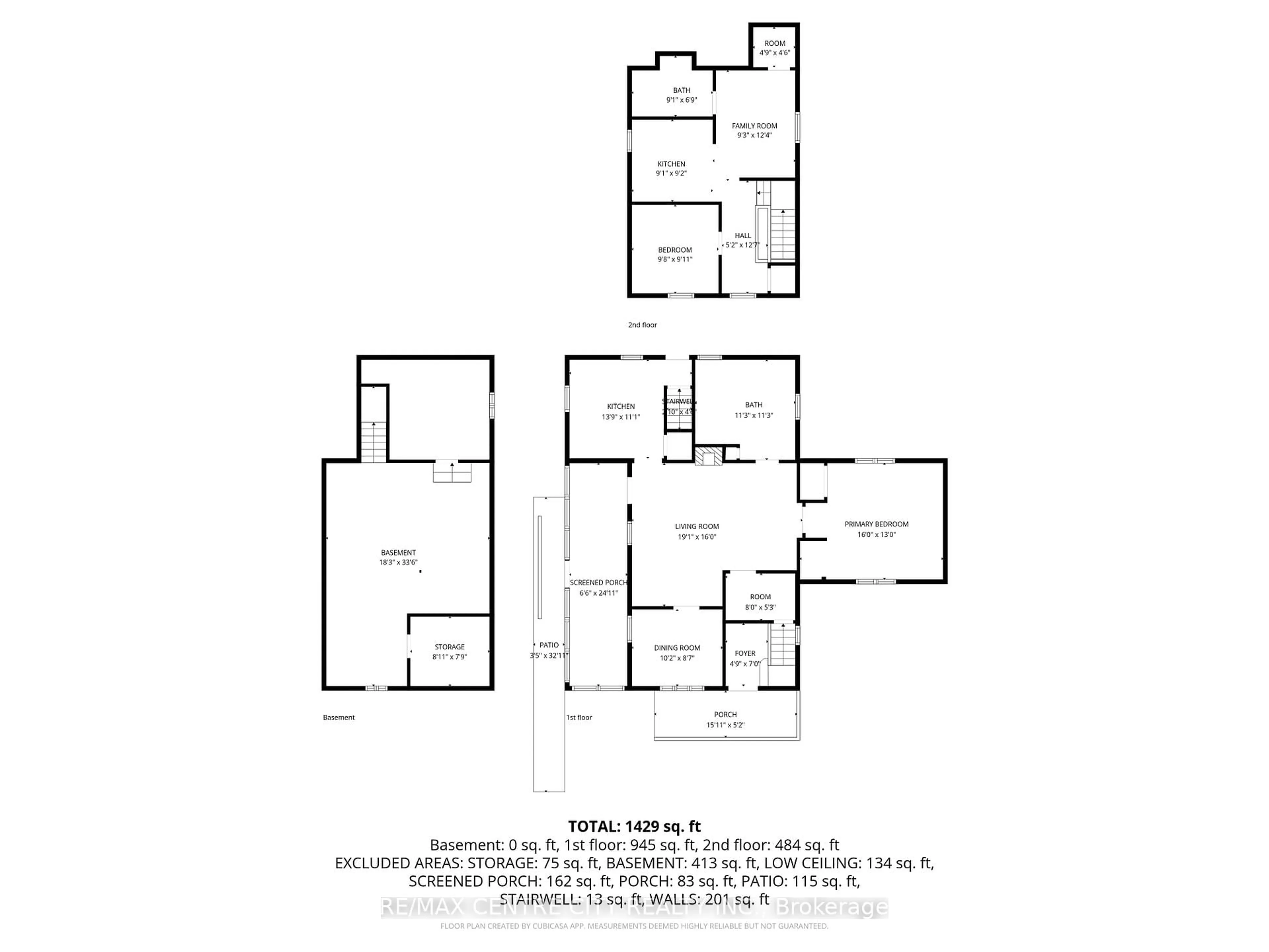 Floor plan for 65 King St, Aylmer Ontario N5H 2A2
