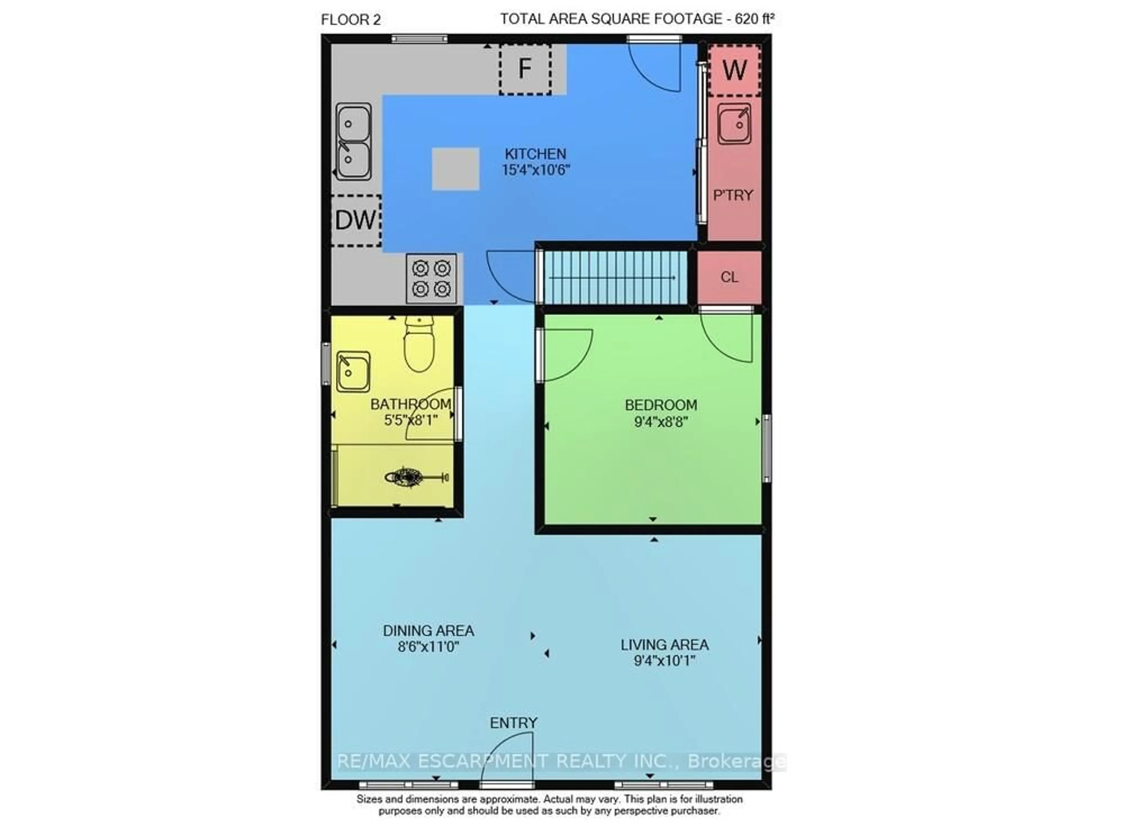 Floor plan for 272 Cope St, Hamilton Ontario L8H 5B5