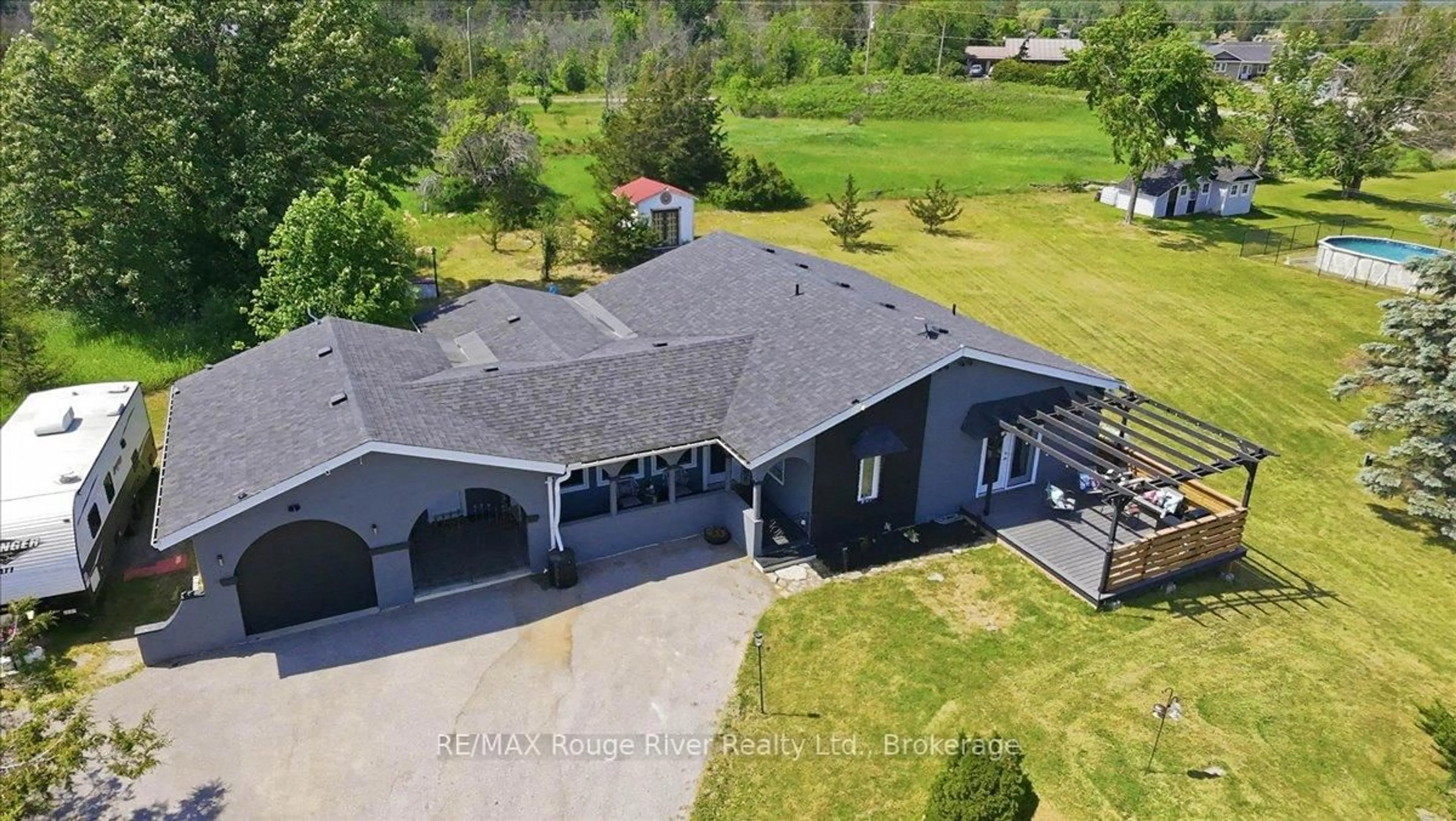 A pic from outside/outdoor area/front of a property/back of a property/a pic from drone, unknown for 15 Healey Falls Dr, Trent Hills Ontario K0L 1L0
