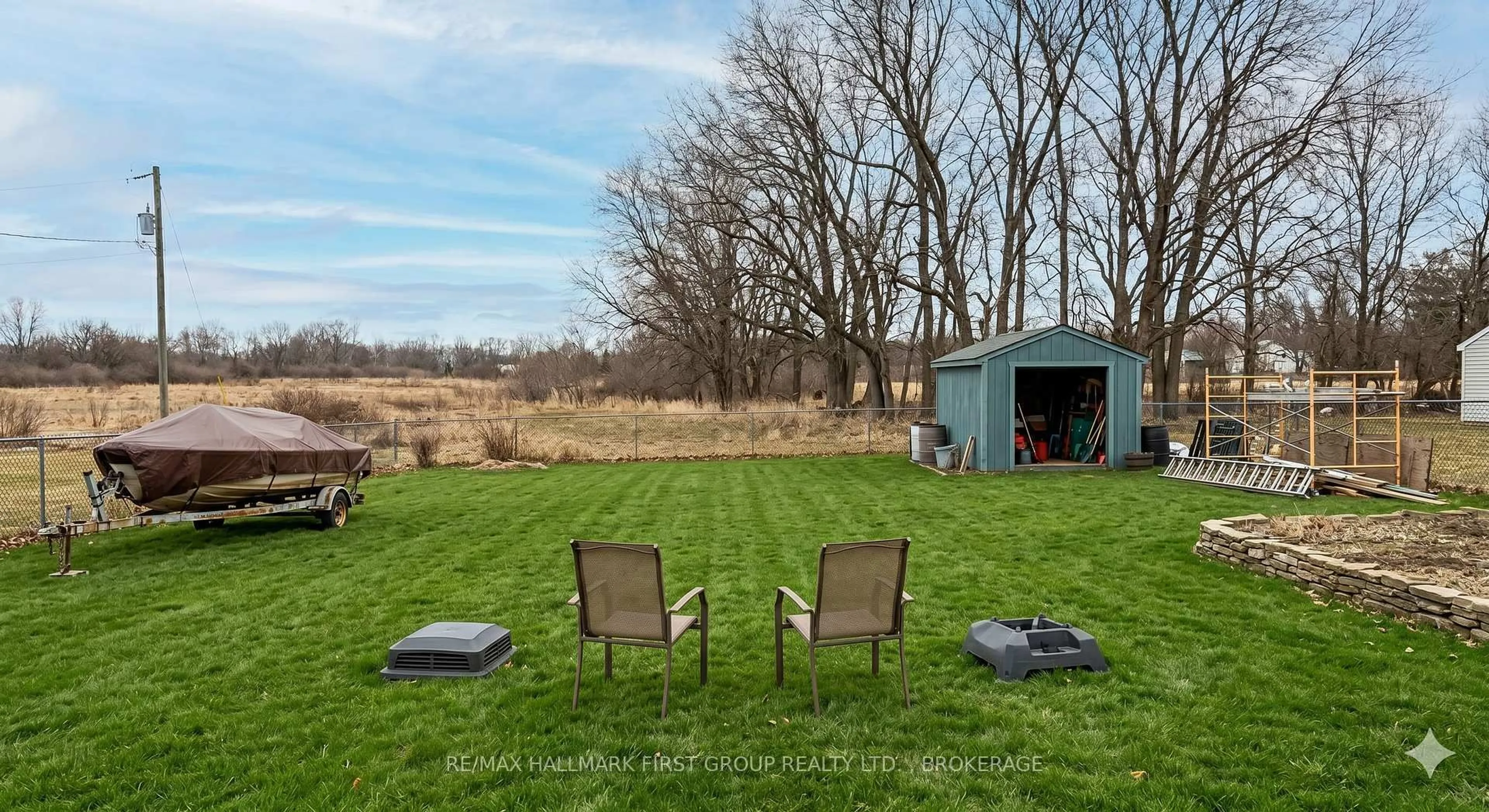 A pic from outside/outdoor area/front of a property/back of a property/a pic from drone, water/lake/river/ocean view for 469 Absalom Rd, Bath Ontario K0H 1G0