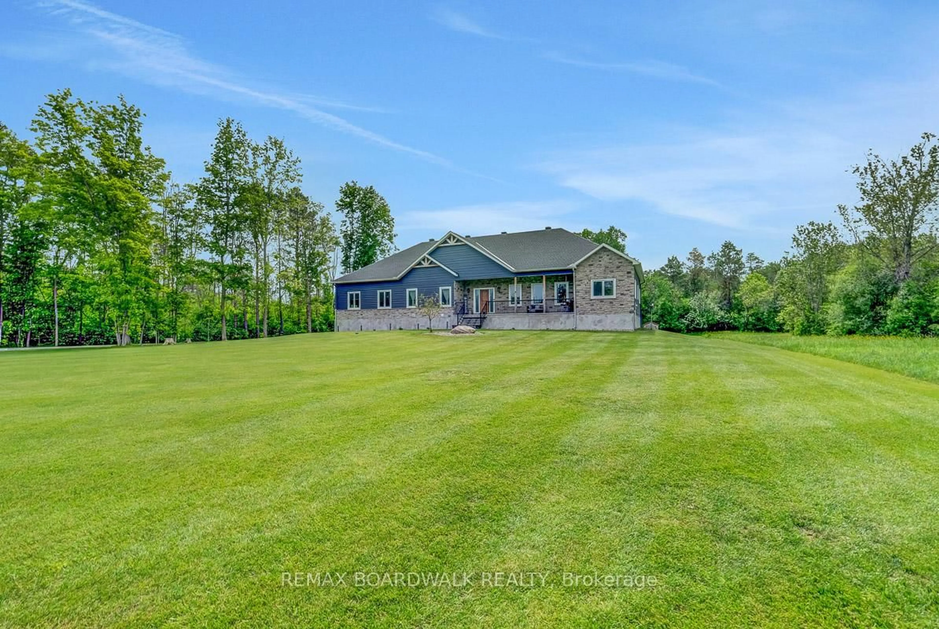 A pic from outside/outdoor area/front of a property/back of a property/a pic from drone, water/lake/river/ocean view for 1805 Hyndman Rd, Edwardsburgh/Cardinal Ontario K0E 1X0
