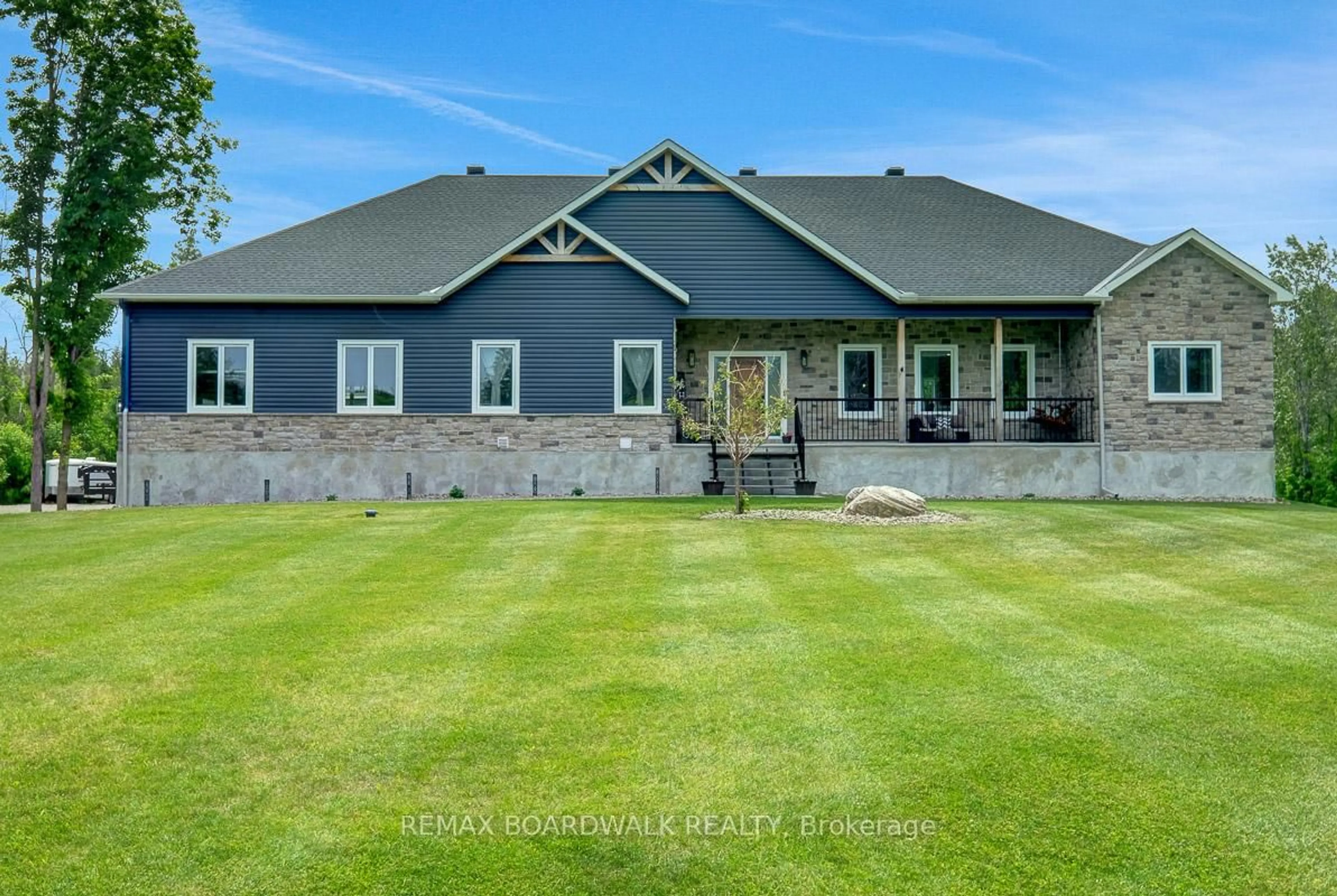 A pic from outside/outdoor area/front of a property/back of a property/a pic from drone, unknown for 1805 Hyndman Rd, Edwardsburgh/Cardinal Ontario K0E 1X0