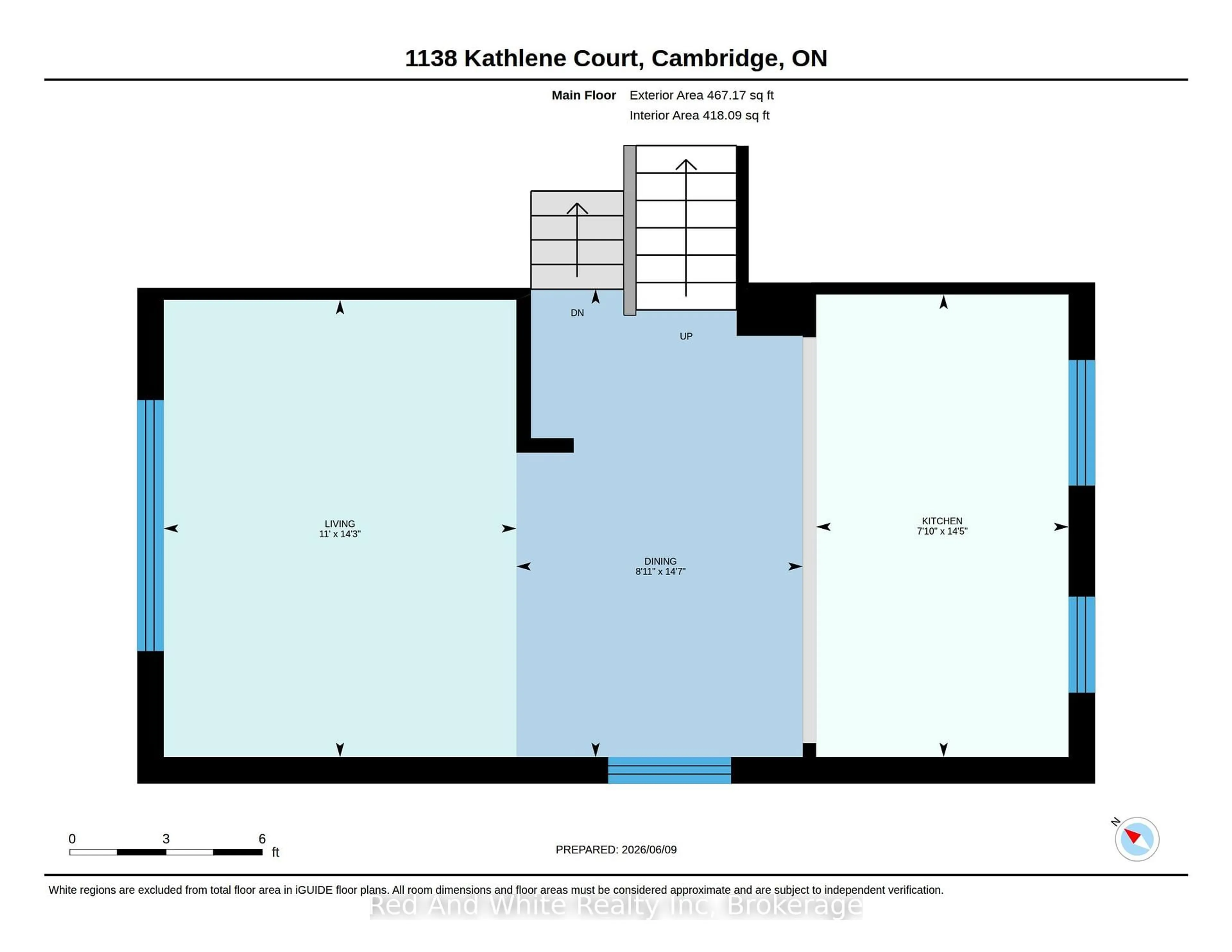Floor plan for 1138 Kathlene Crt, Cambridge Ontario N3H 4P2