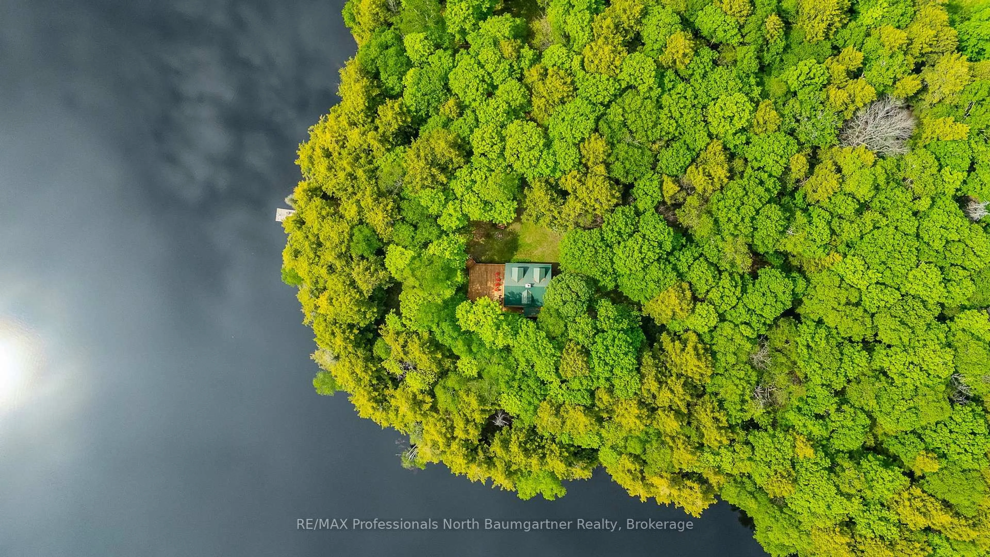 A pic from outside/outdoor area/front of a property/back of a property/a pic from drone, forest/trees view for 2362 Minnicock Lake Rd, Highlands East Ontario K0M 1S0