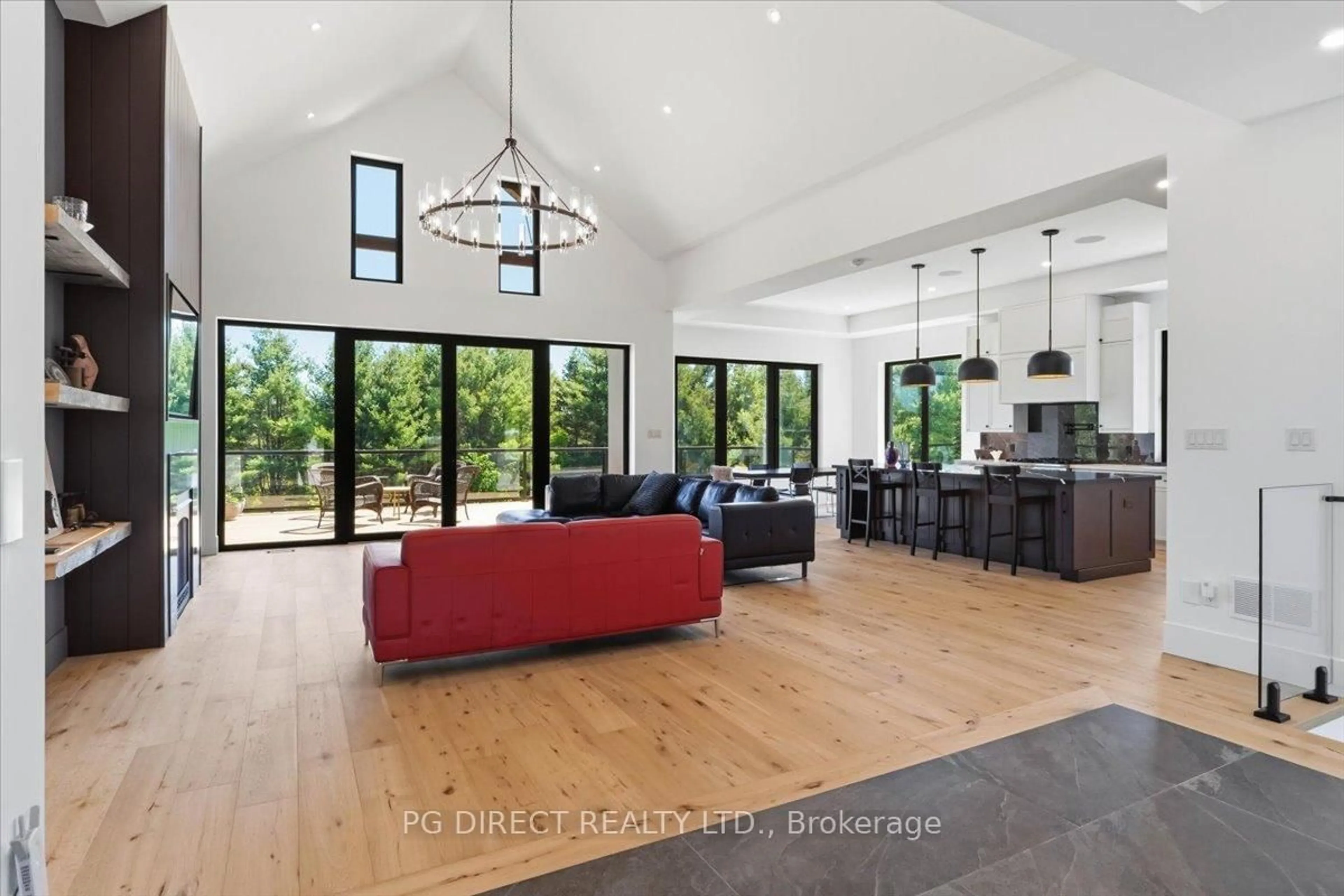 Open concept kitchen, wood/laminate floor for 7 Humphries Rd, Trent Hills Ontario K0K 3K0