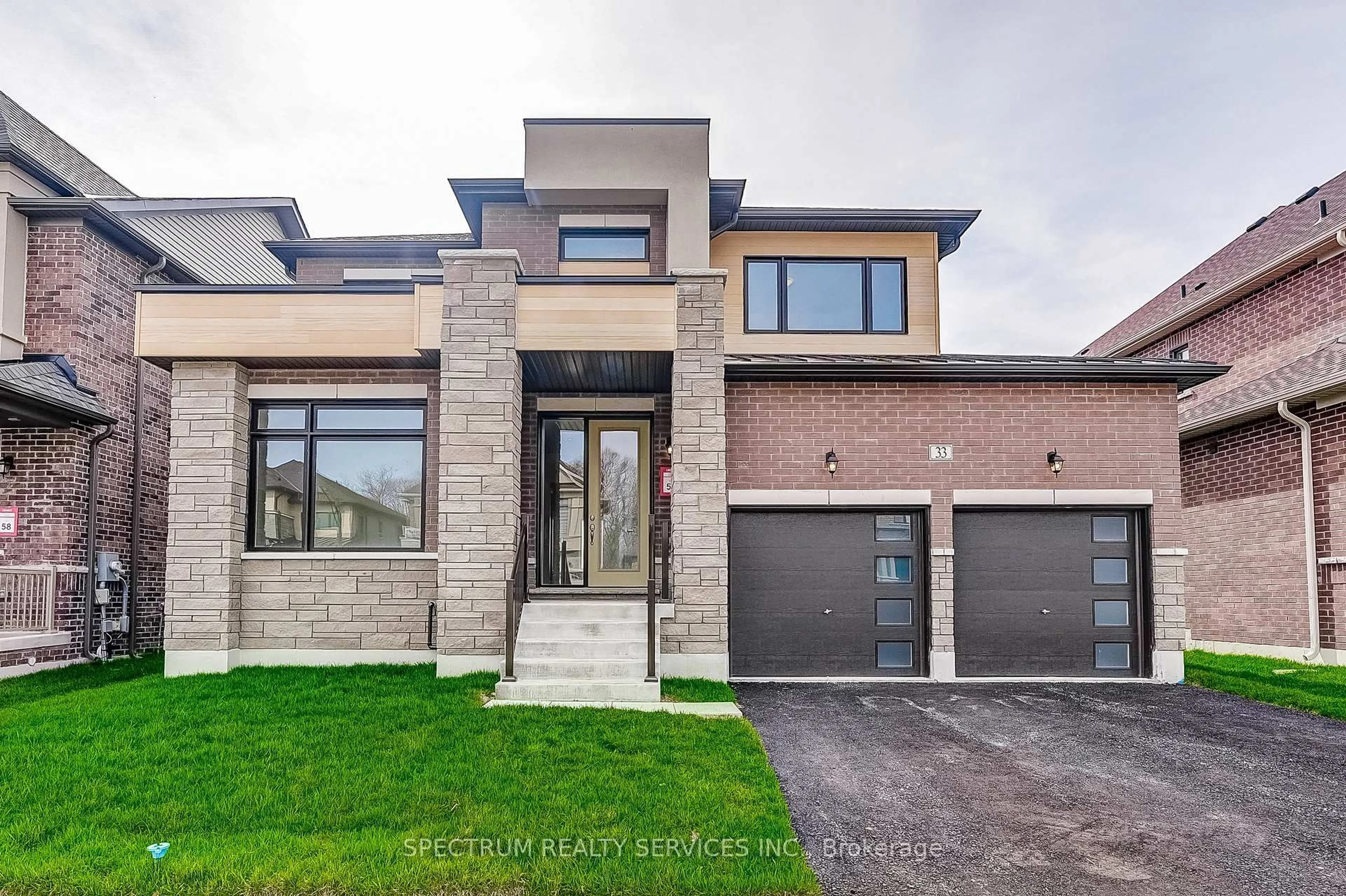 Home with brick exterior material, street for 33 Dore Dr, Brantford Ontario N3T 0X8