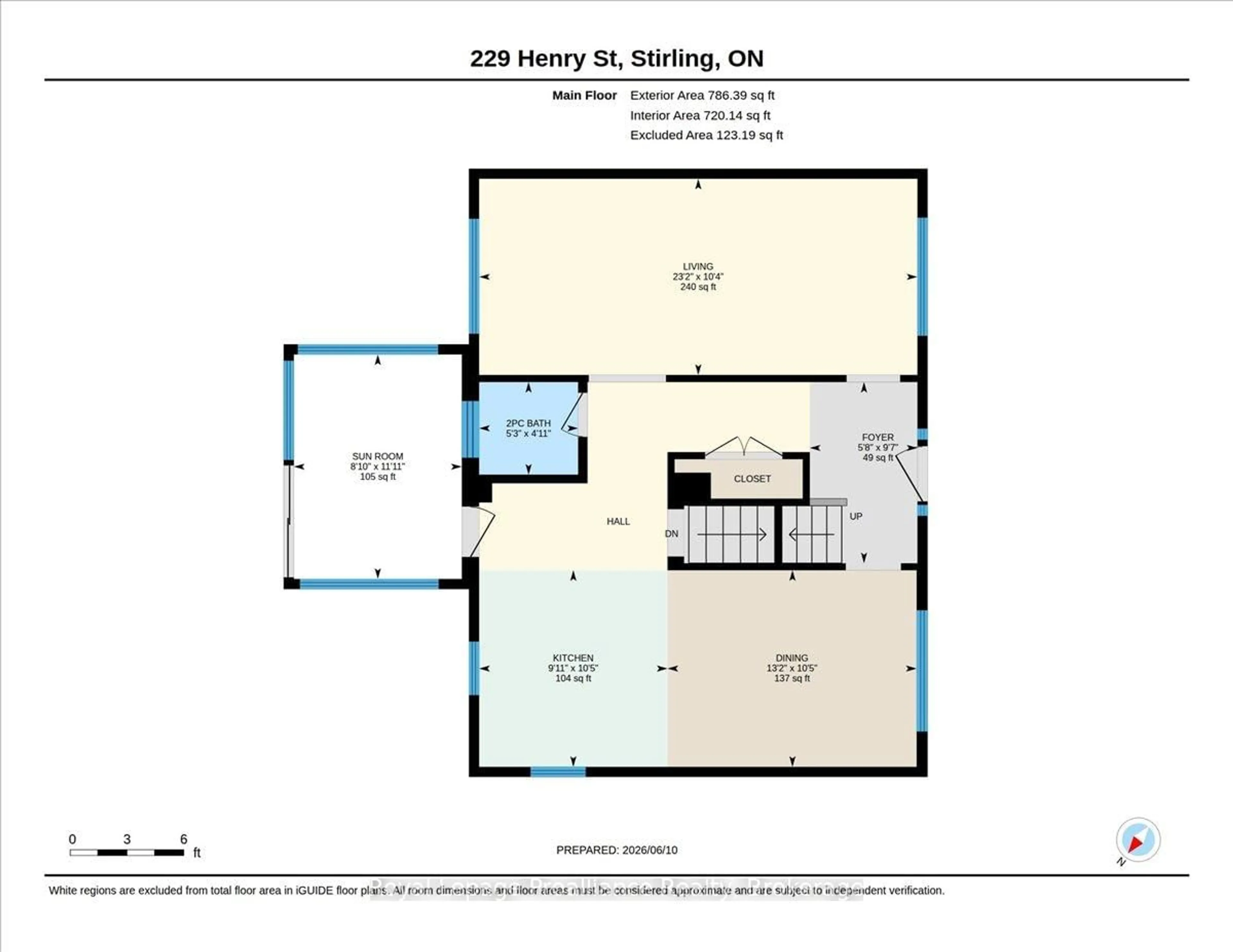 Floor plan for 229 Henry St, Stirling Ontario K0K 3E0