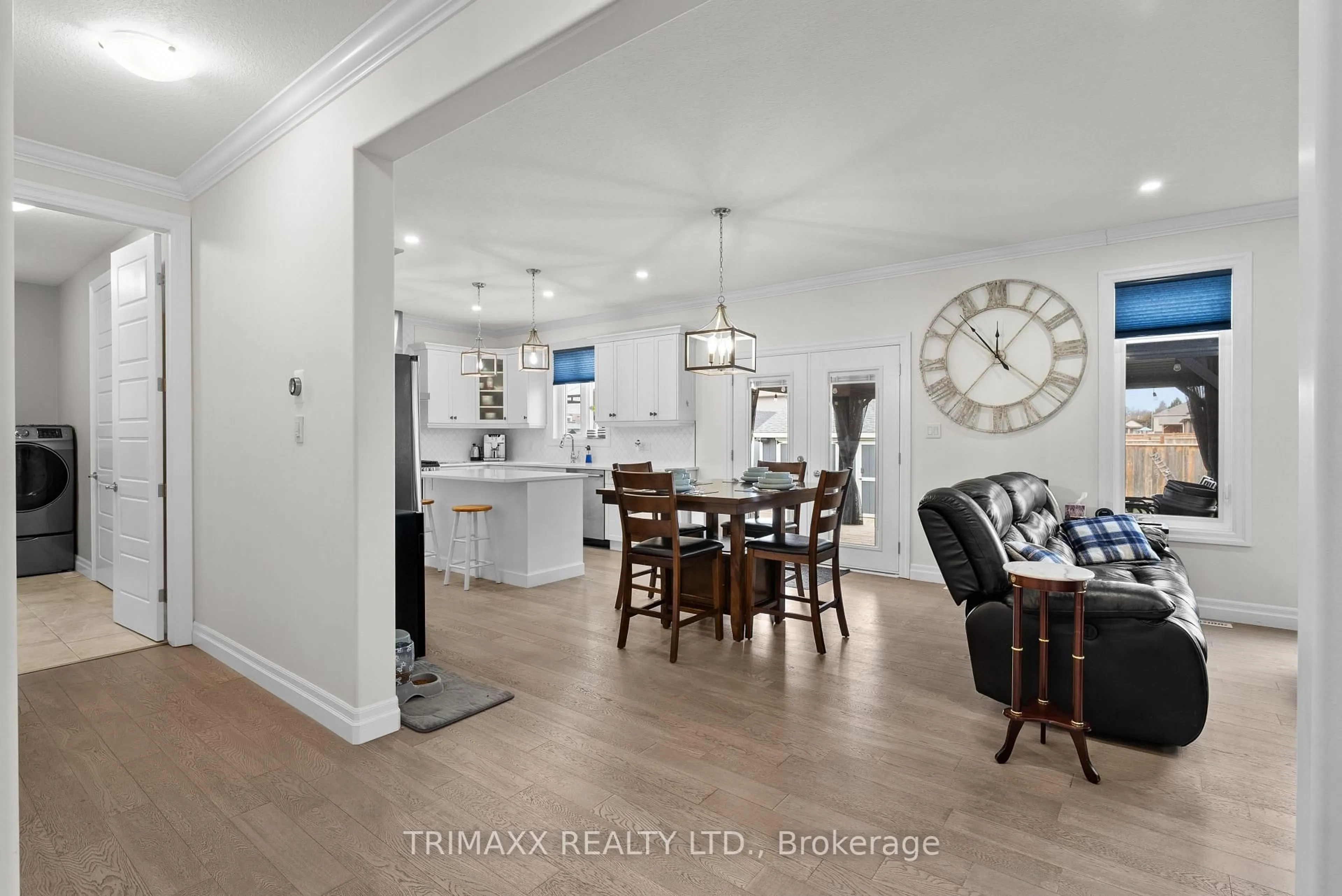 Open concept kitchen, ceramic/tile floor for 31 Thames Springs Cres, Zorra Ontario N0M 2M0