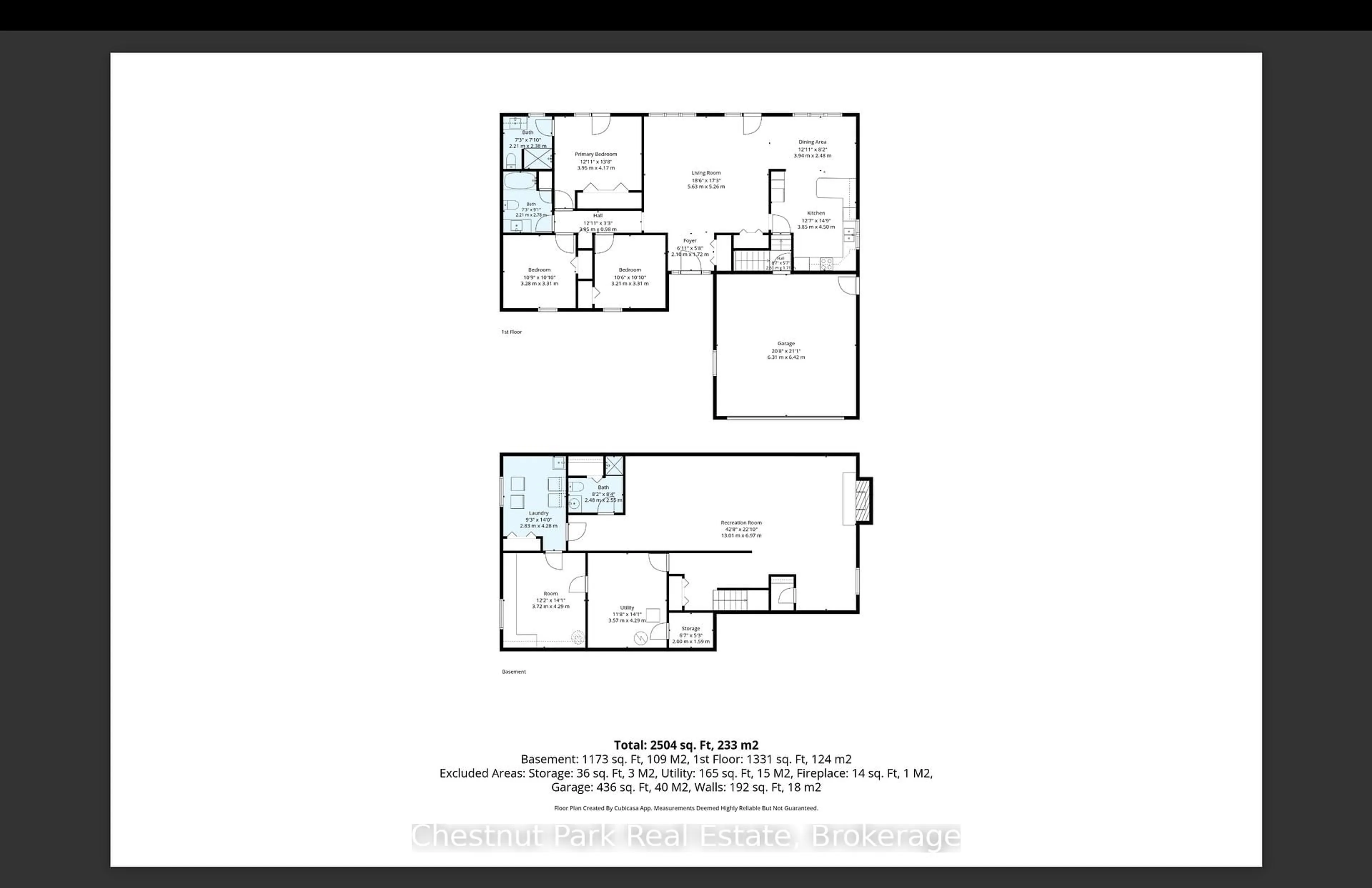 Floor plan for 64 Maple Golf Cres, Northern Bruce Peninsula Ontario N0H 2R0