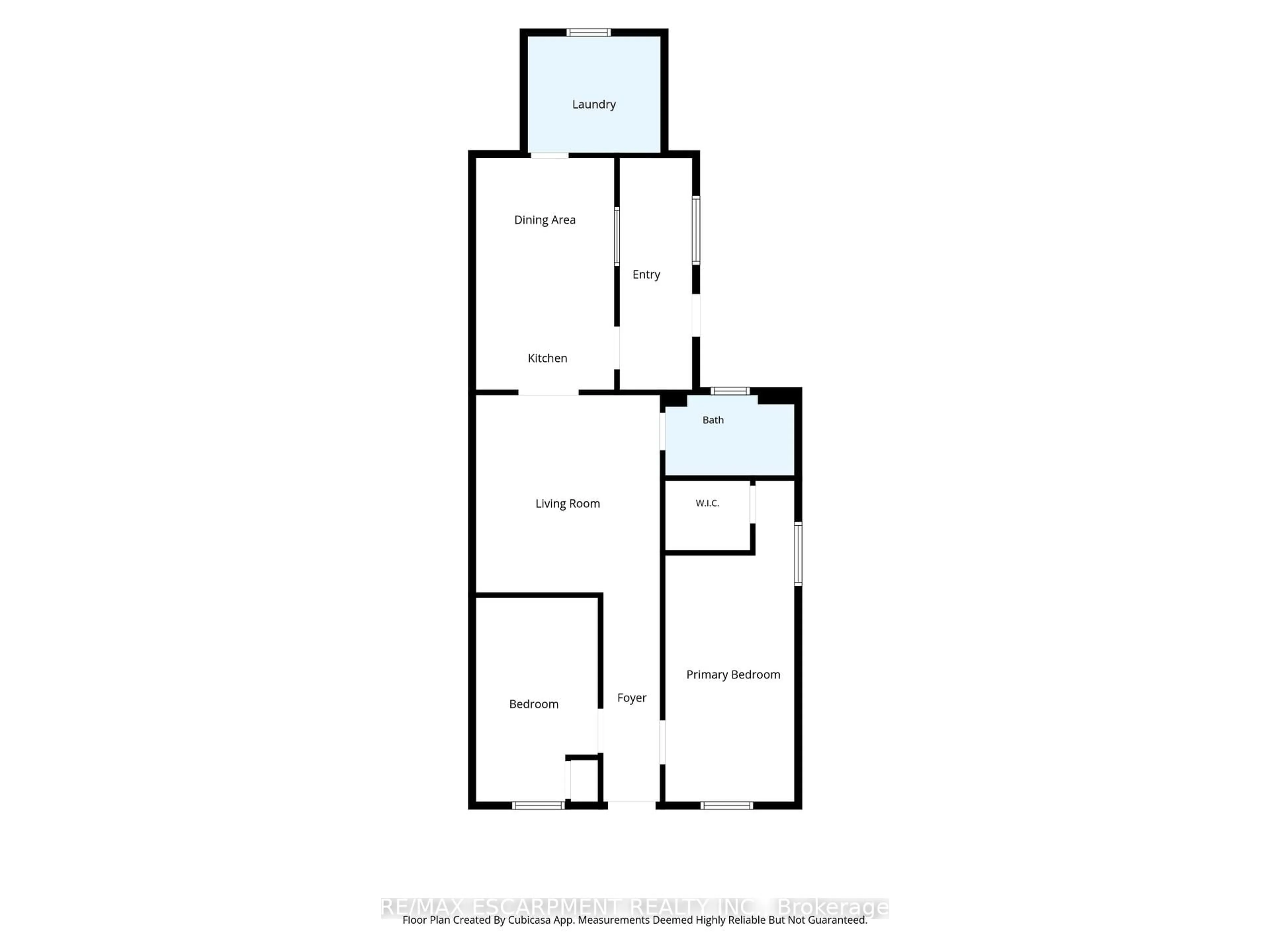Floor plan for 349 John St, Hamilton Ontario L8L 4R2