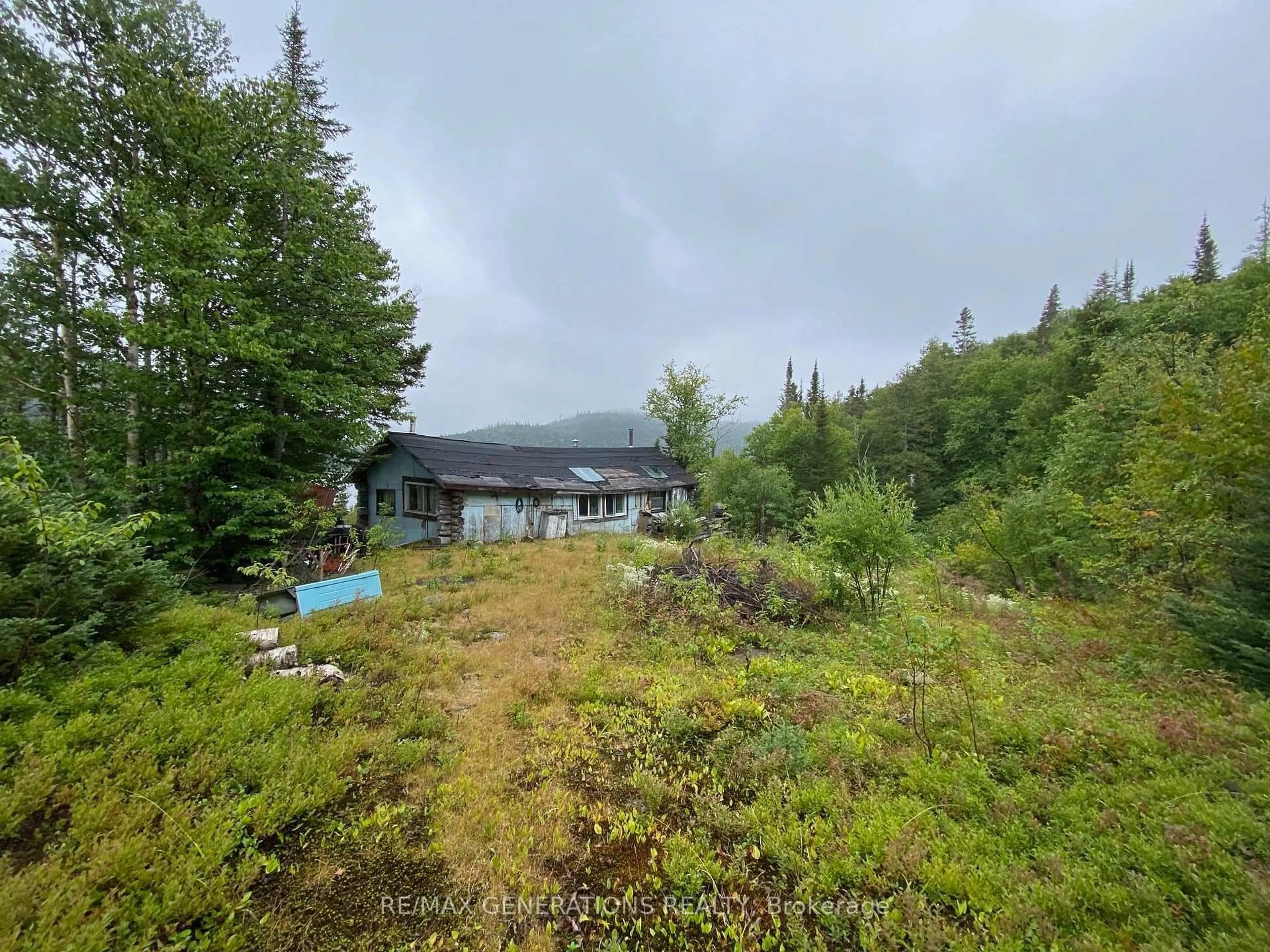 A pic from outside/outdoor area/front of a property/back of a property/a pic from drone, forest/trees view for 0 WEST SHORE OF SANTOY, Terrace Bay Ontario P0T 2W0