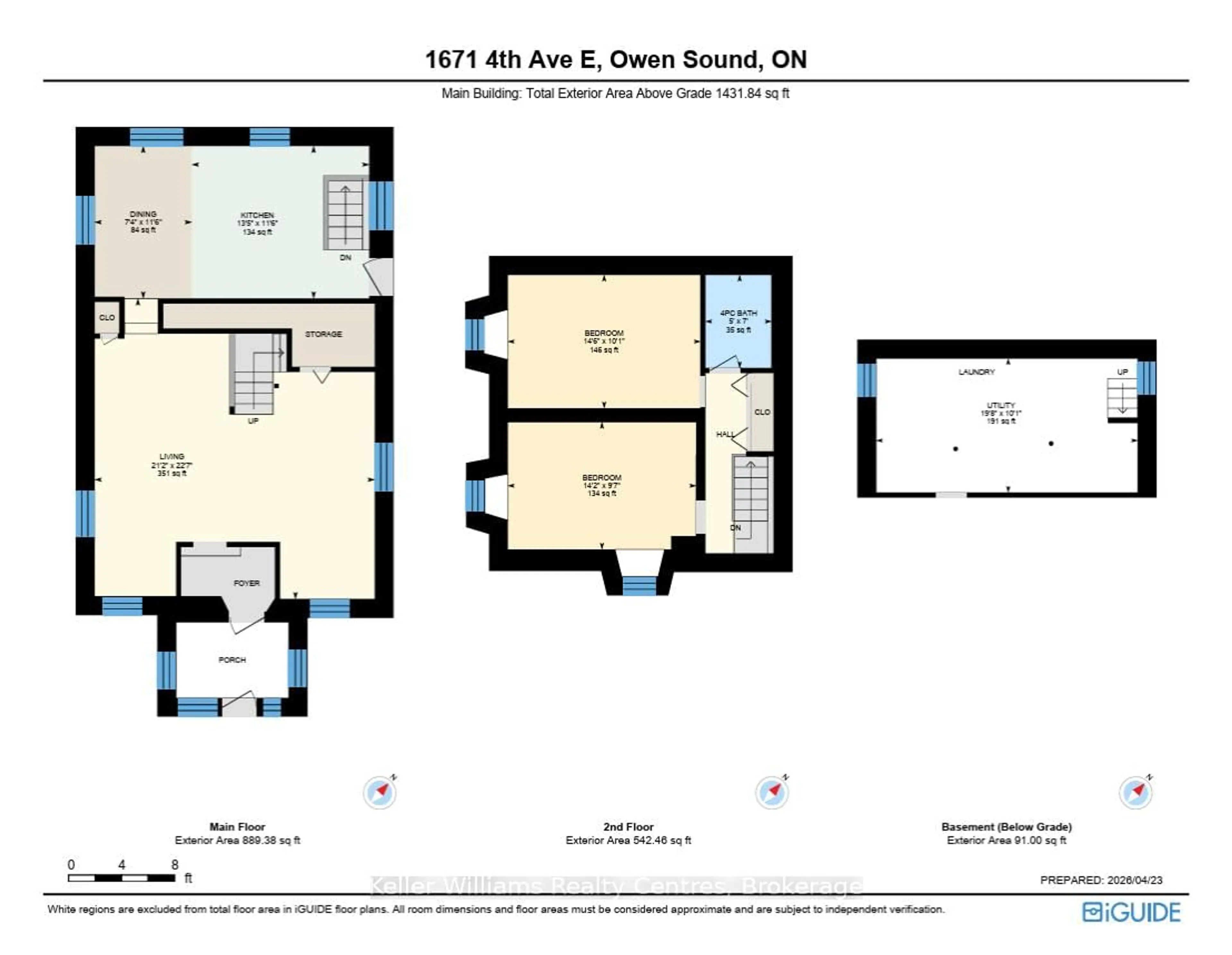 Floor plan for 1671 4th Ave, Owen Sound Ontario N4K 2R1