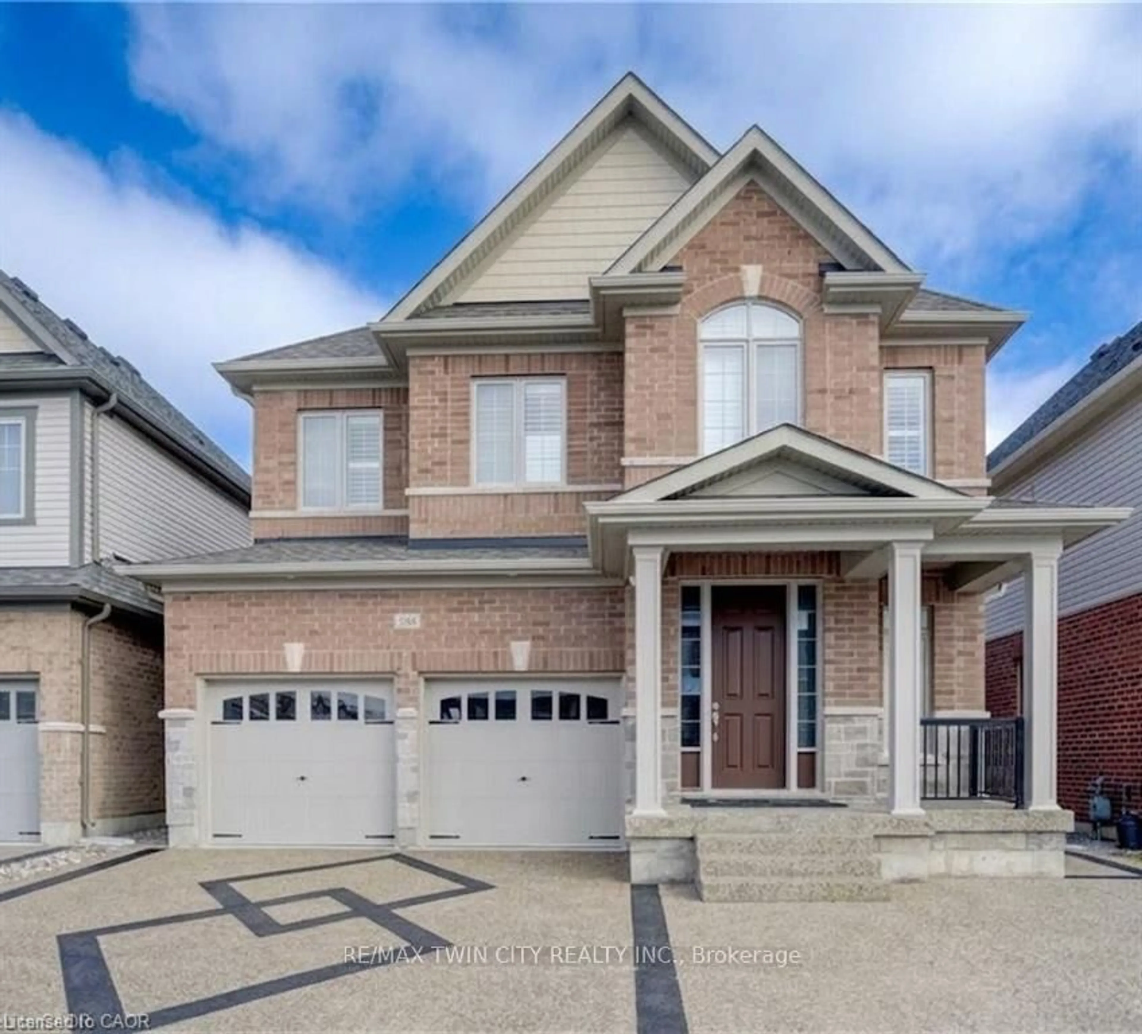 Home with brick exterior material, street for 588 BECKVIEW Cres, Kitchener Ontario N2R 0R4