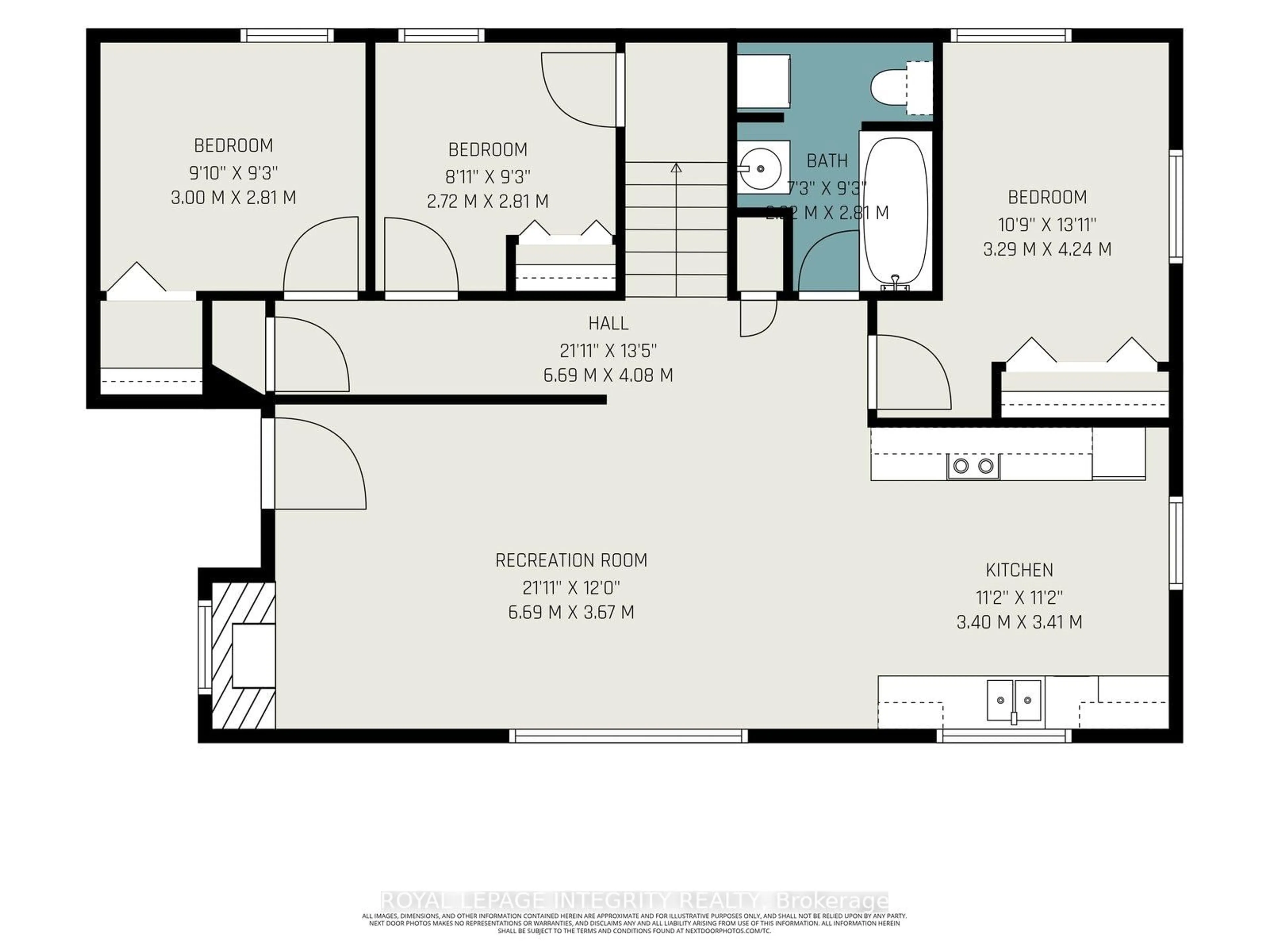 Floor plan for 104 Viewmount Dr, Ottawa Ontario K2G 3C1