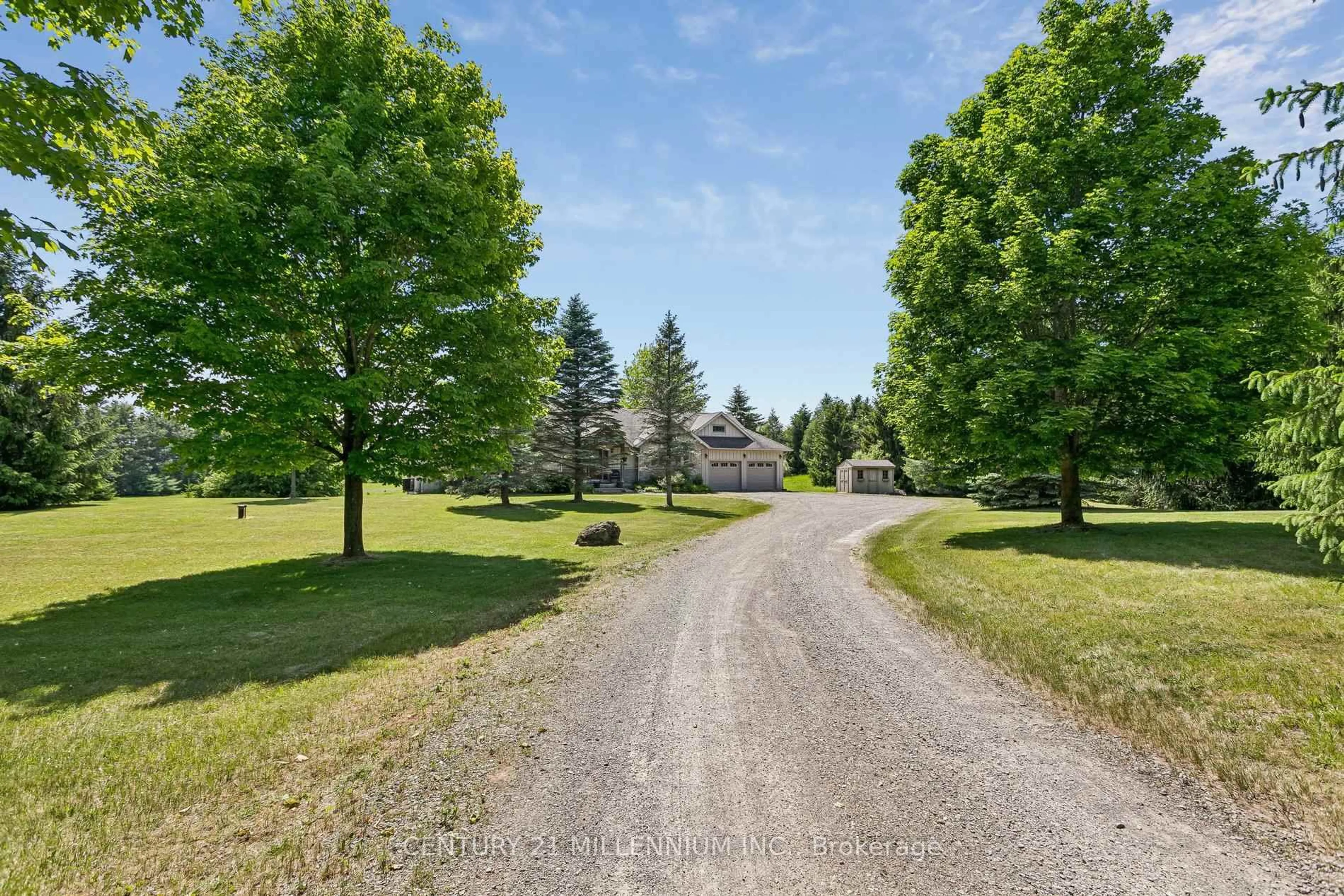 A pic from outside/outdoor area/front of a property/back of a property/a pic from drone, forest/trees view for 993236 Mono-Adjala Townline, Mono Ontario L9W 6H3