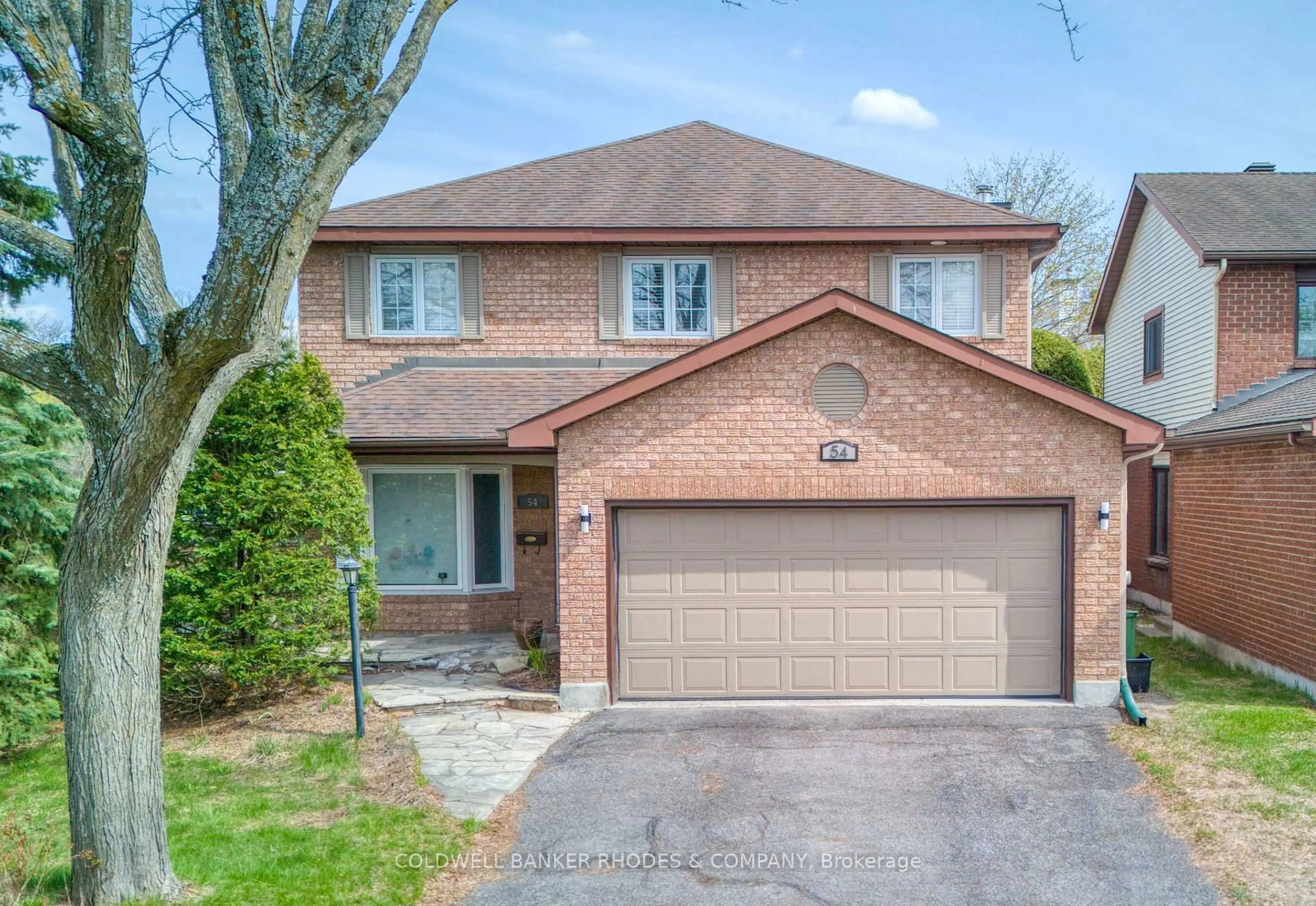Home with brick exterior material, street for 54 Keys Way, Ottawa Ontario K1G 4M8
