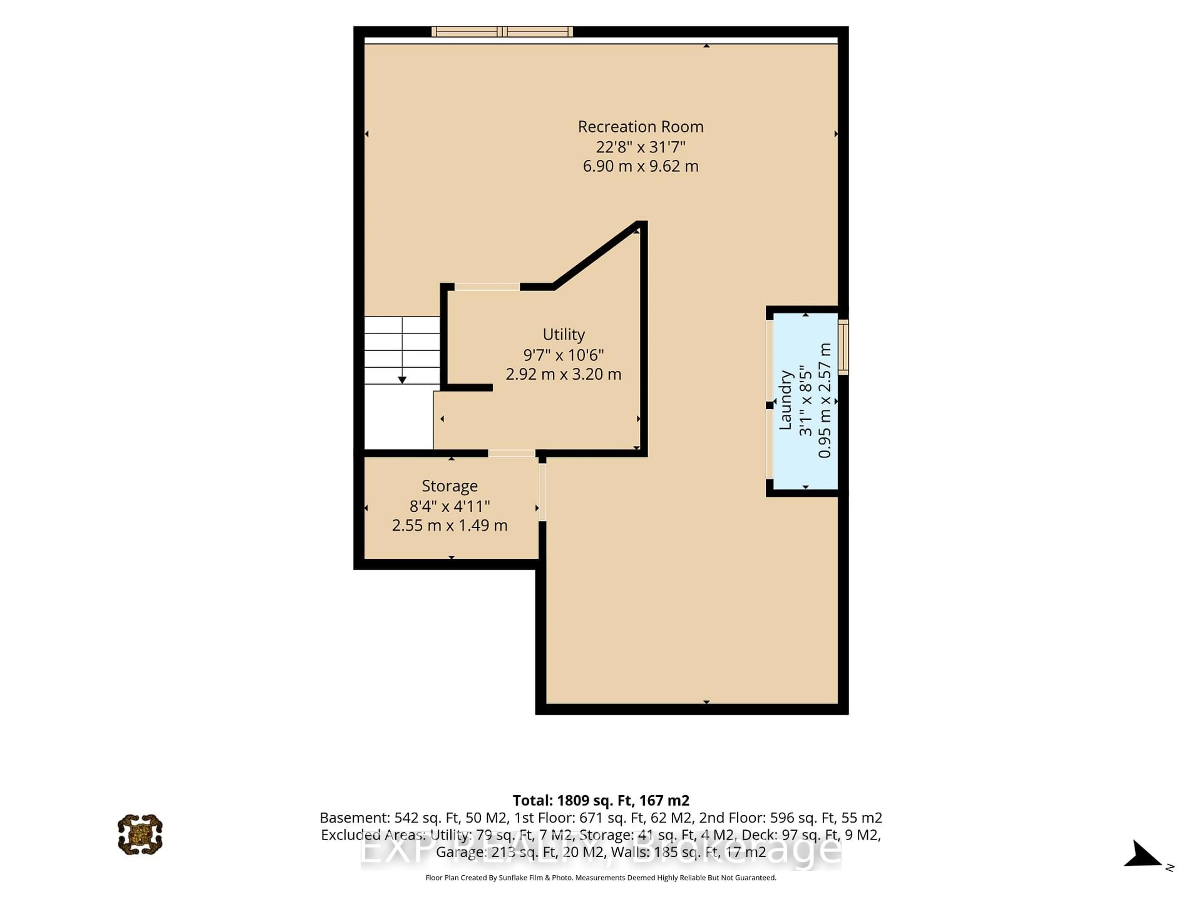 Floor plan for 1242 St Jean St, Orleans Ontario K1C 7C9