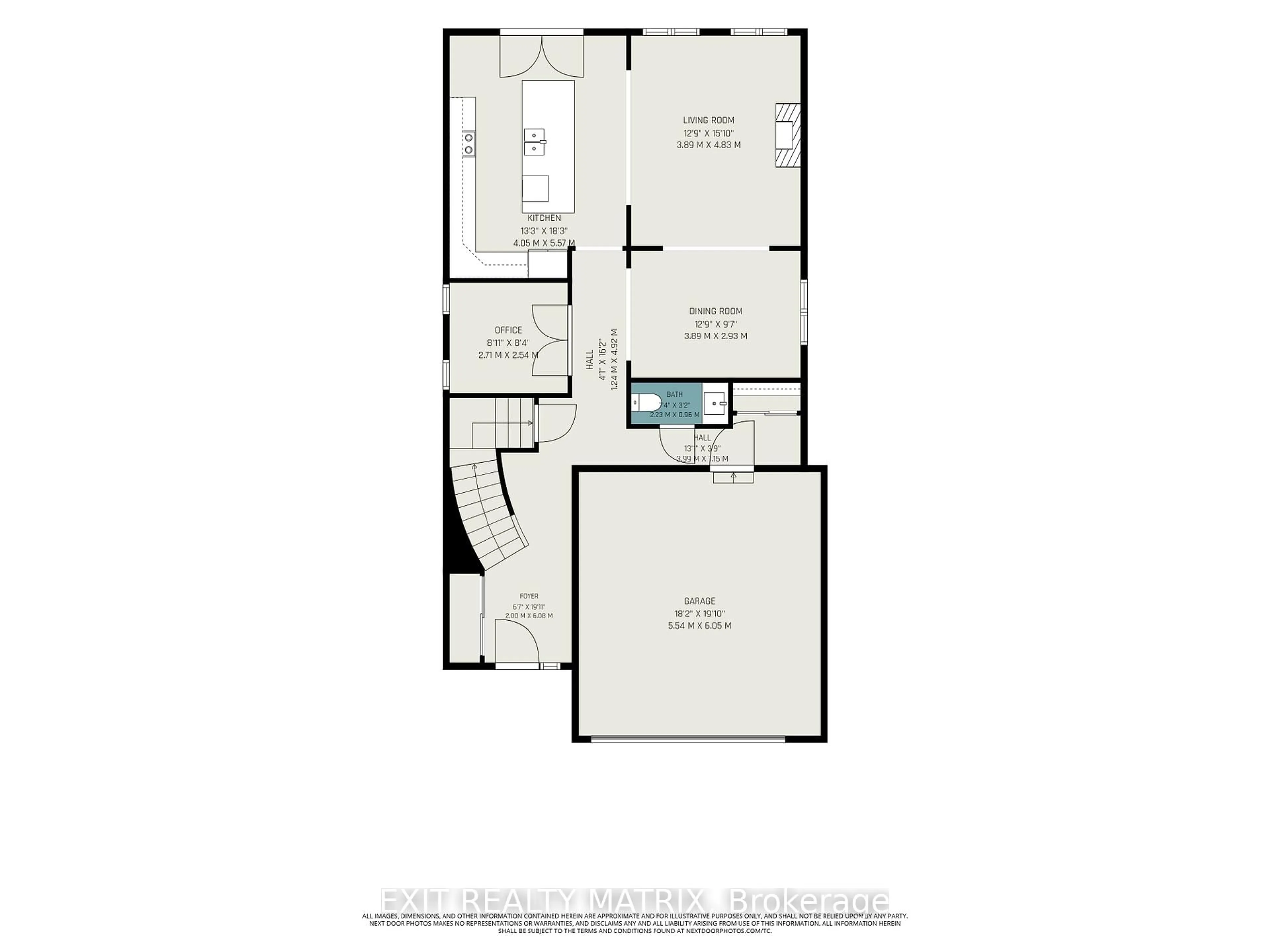 Floor plan for 19 Fossa Terr, Ottawa Ontario K2J 6W4