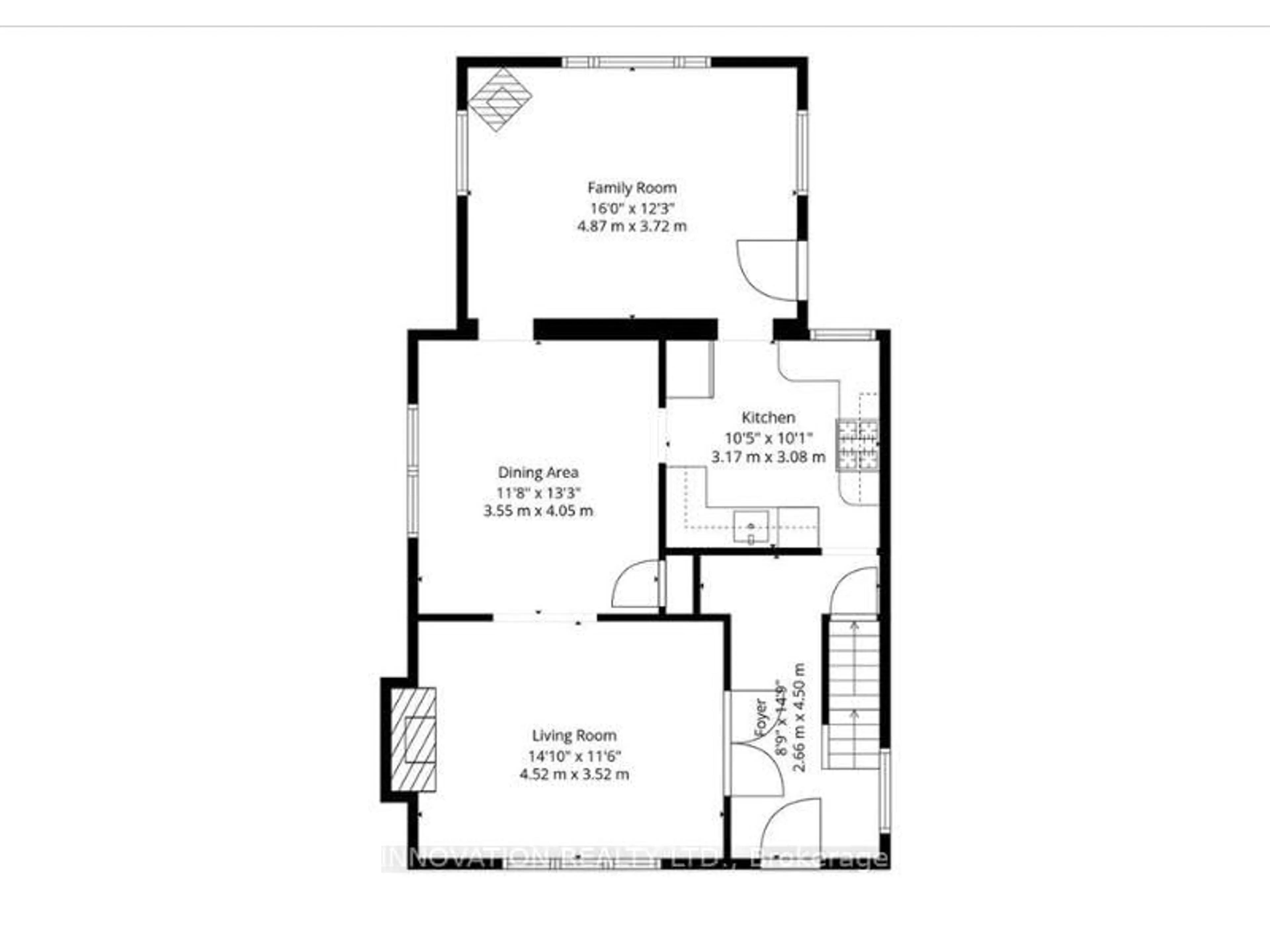 Floor plan for 78 Glen Ave, Ottawa Ontario K1S 2Z9