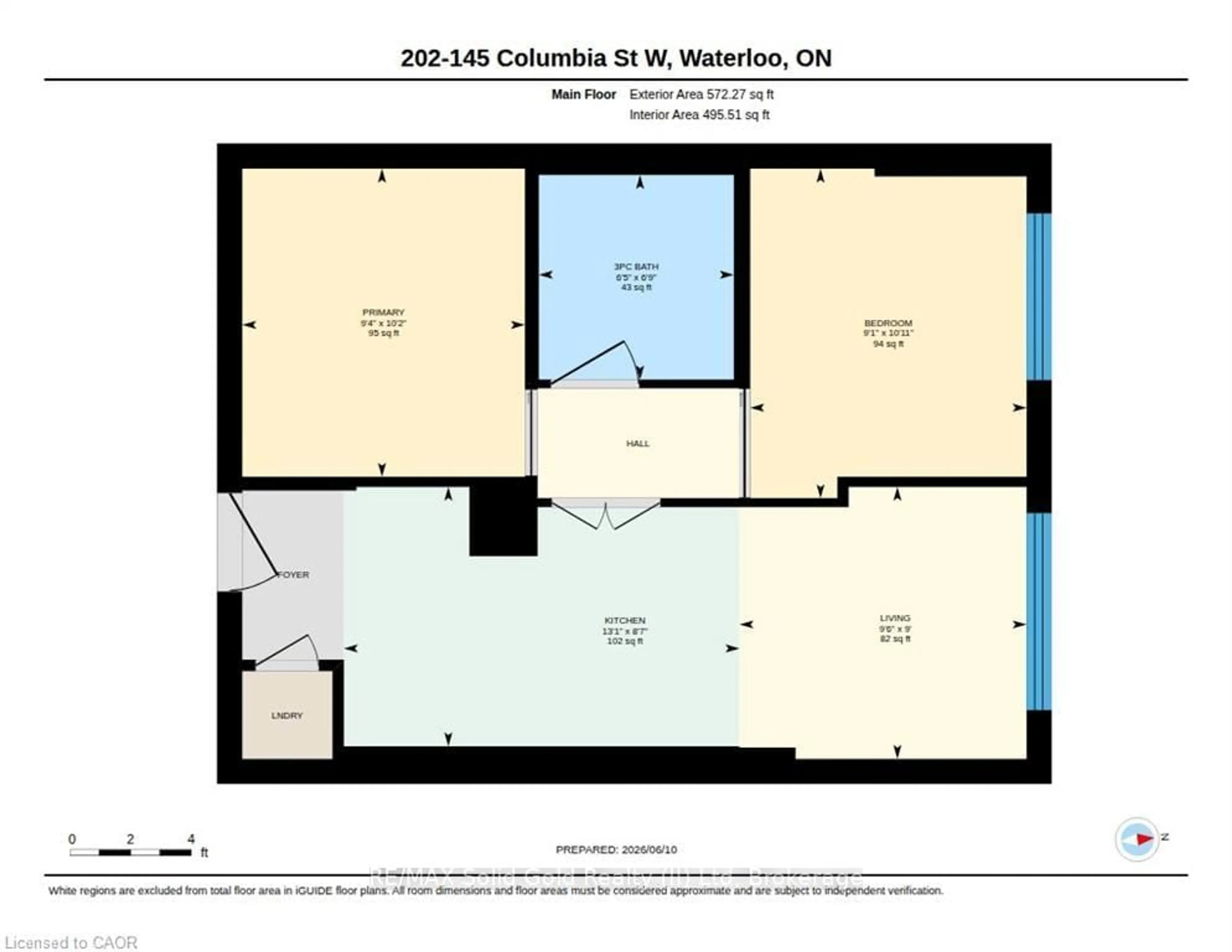 Floor plan for 145 Columbia St, Waterloo Ontario N2L 0K7