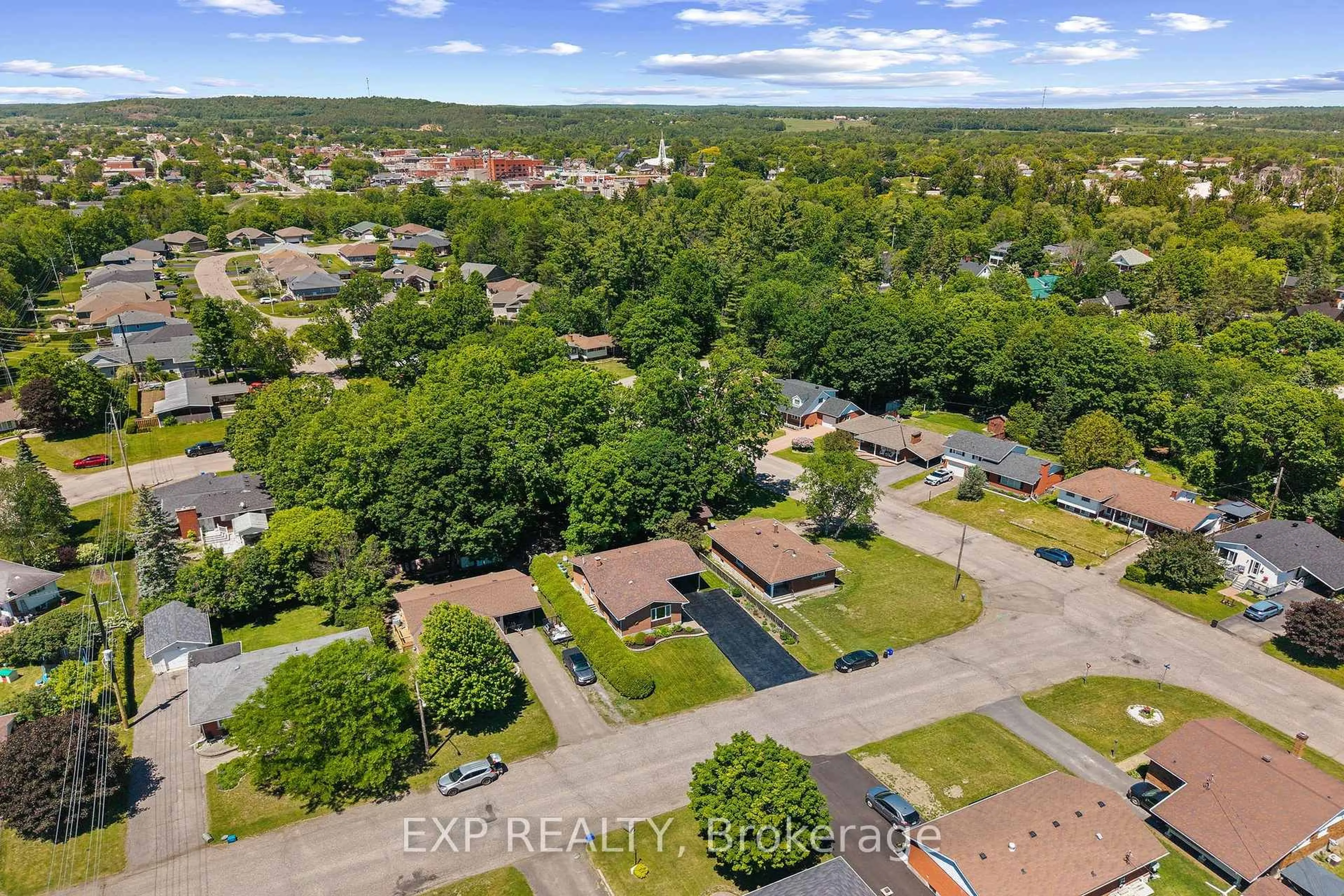 A pic from outside/outdoor area/front of a property/back of a property/a pic from drone, water/lake/river/ocean view for 96 Simpson Ave, Renfrew Ontario K7V 2P5