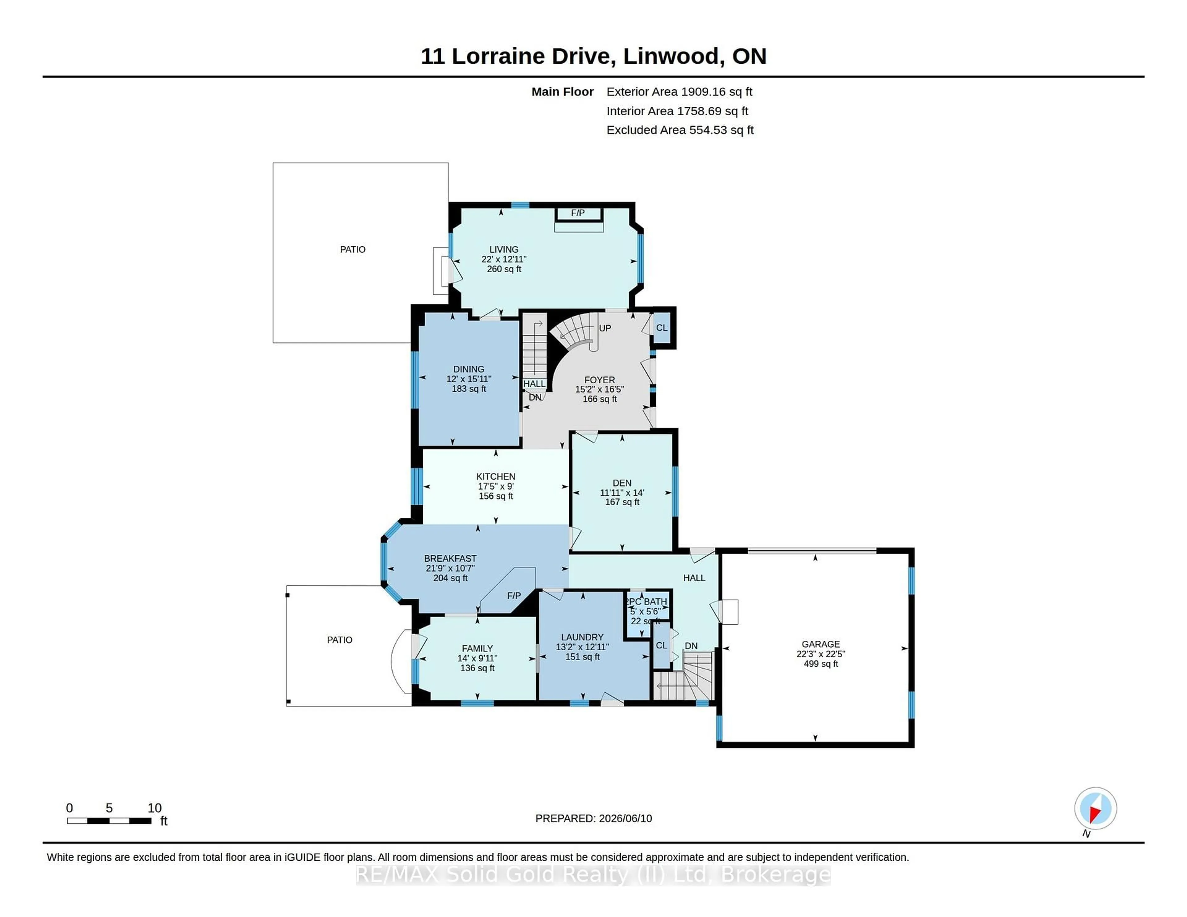 Floor plan for 11 Lorraine Dr, Wellesley Ontario N0B 2A0