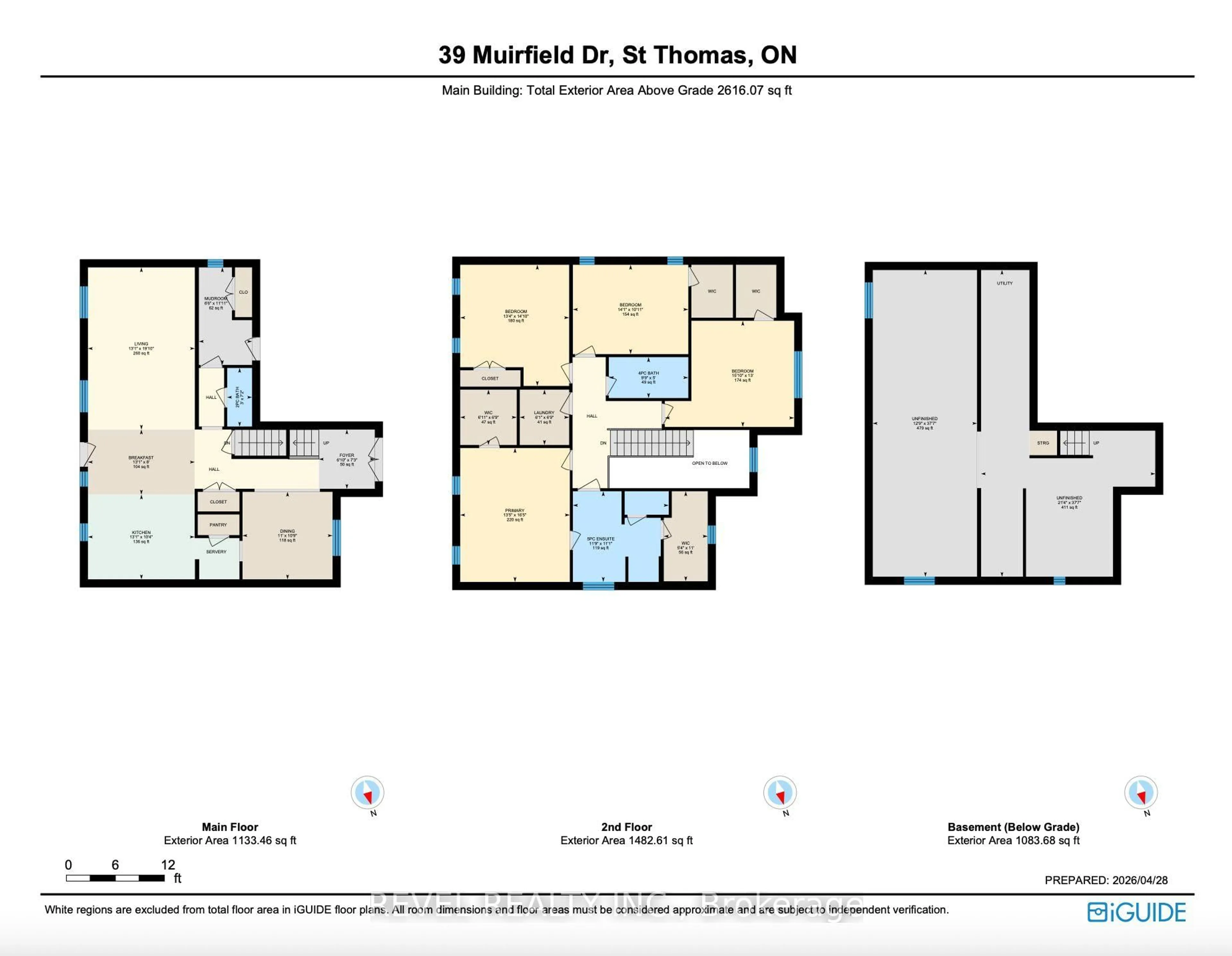 Floor plan for 39 Muirfield Dr, St. Thomas Ontario N5R 0K3
