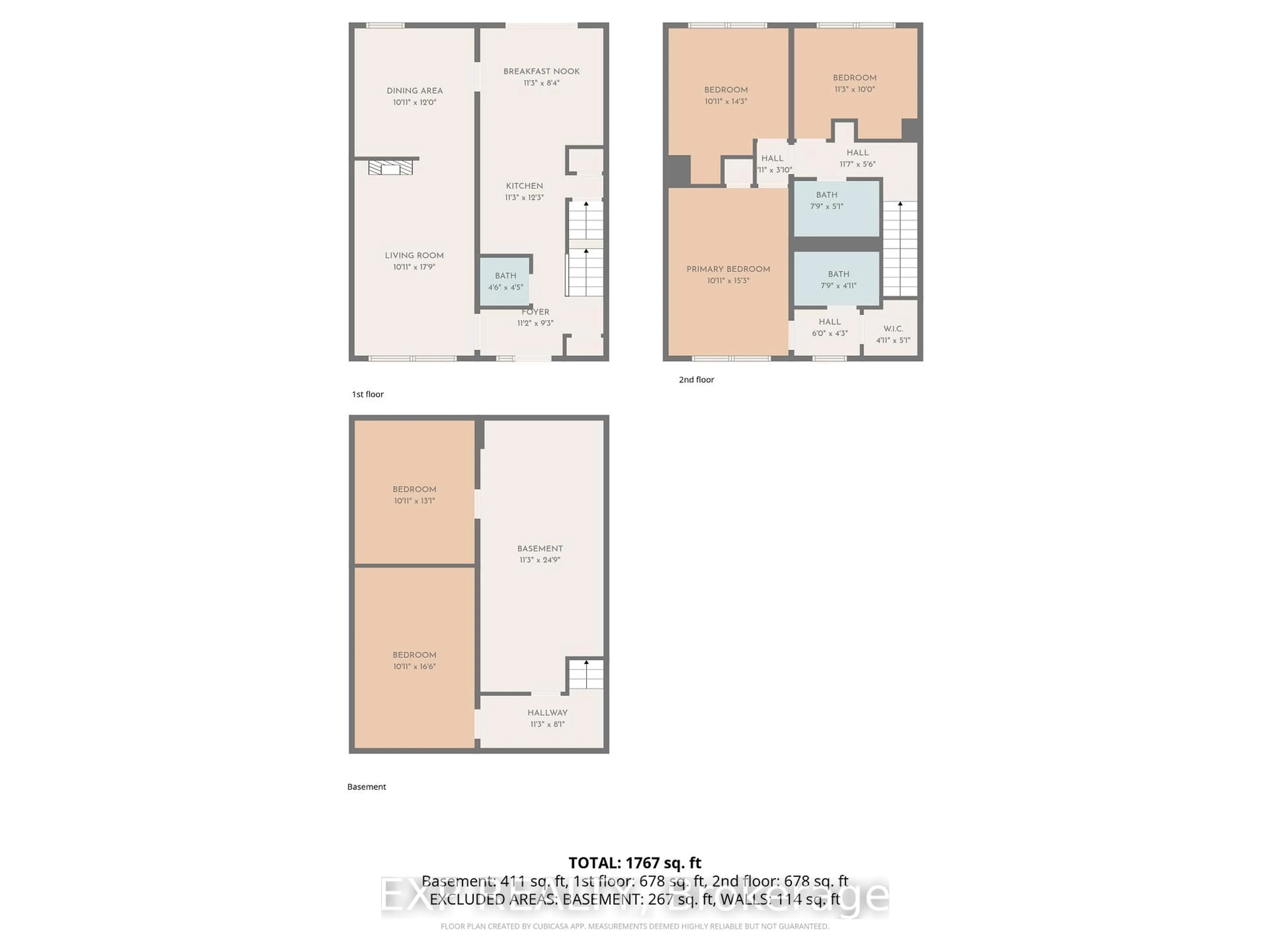 Floor plan for 121 University Ave #102, Waterloo Ontario N2J 4J1