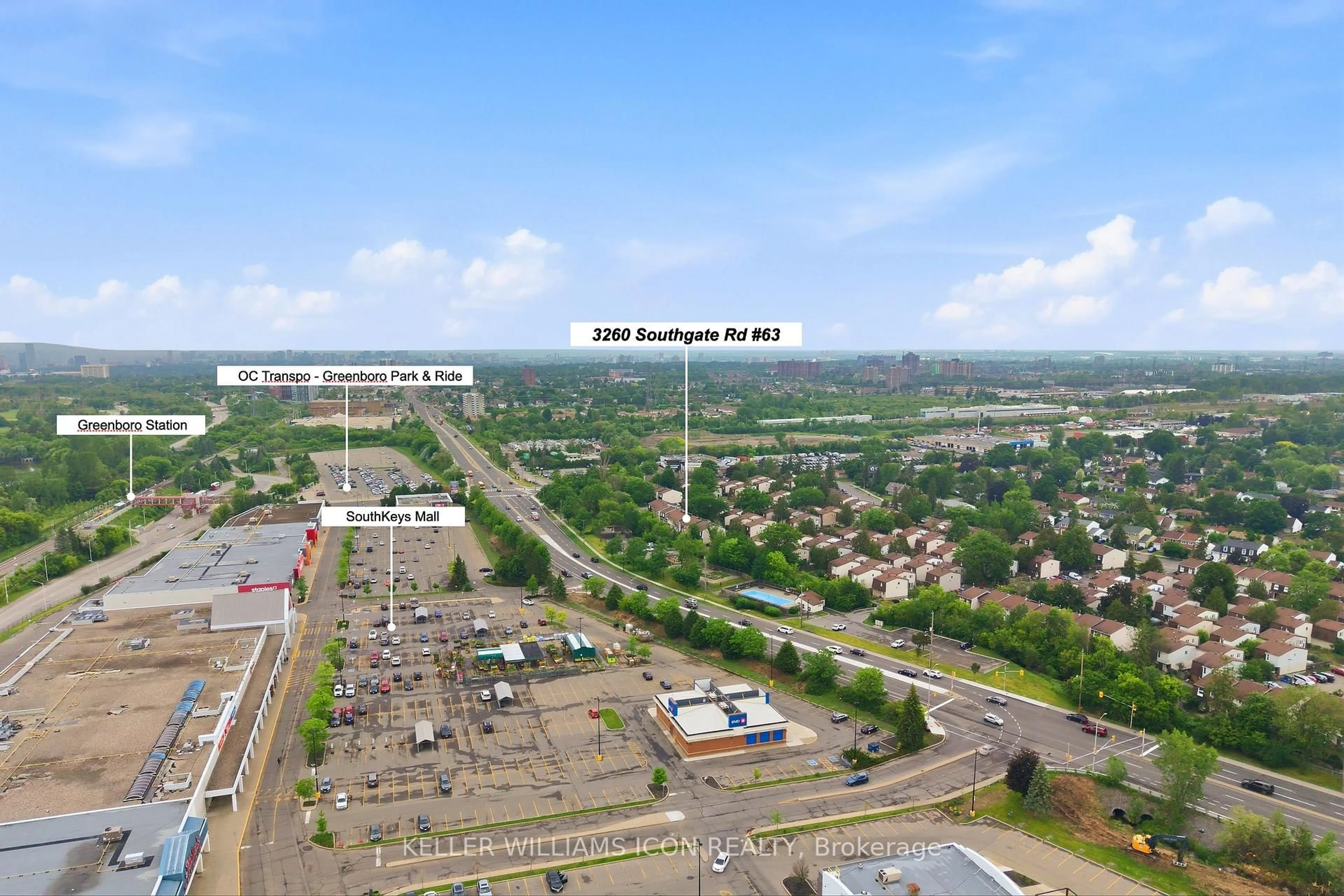 A pic from outside/outdoor area/front of a property/back of a property/a pic from drone, unknown for 3260 Southgate Rd #63, Ottawa Ontario K1V 8W9