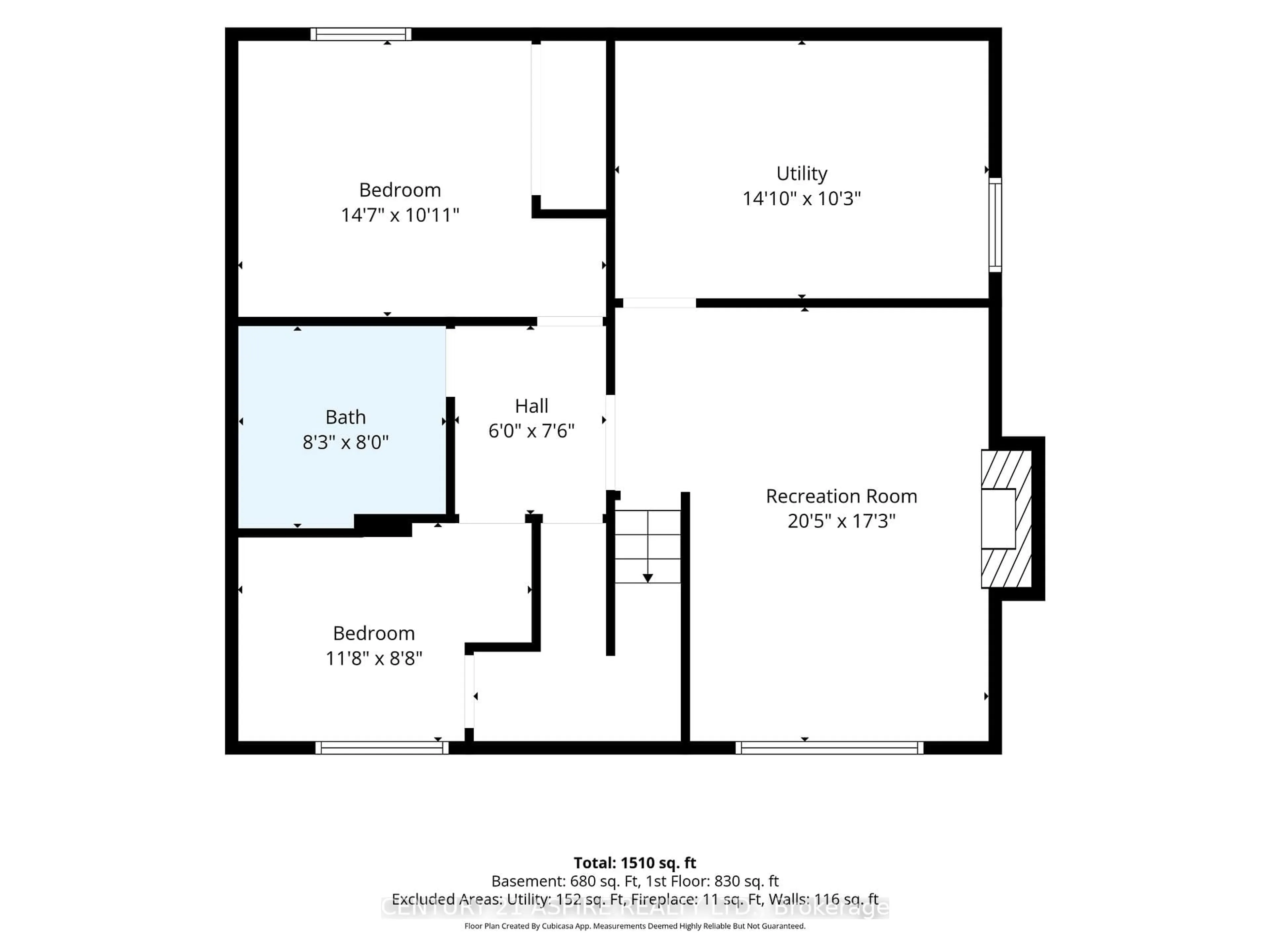 Floor plan for 46 Cook St, Chalk River Ontario K0J 1J0