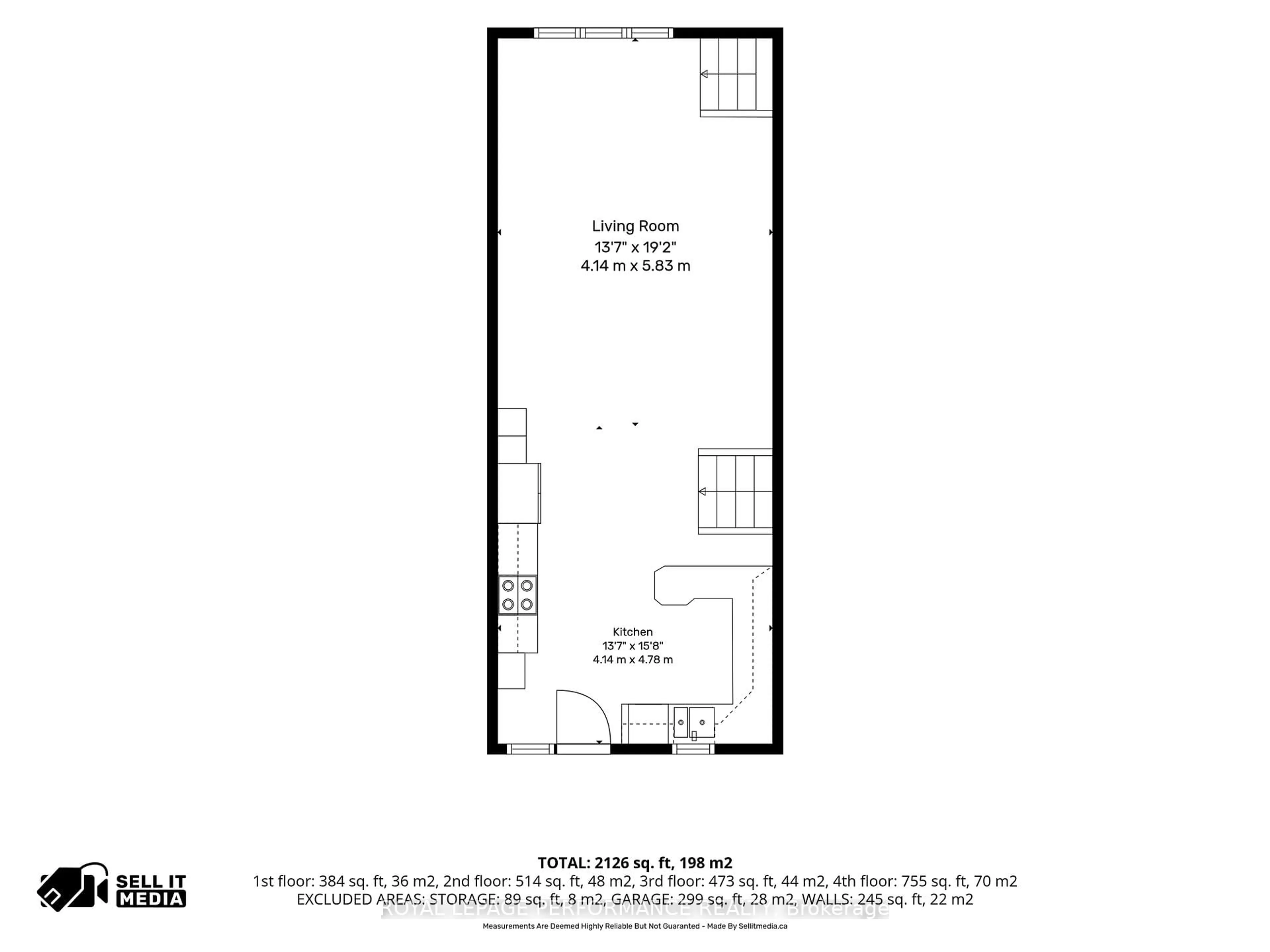Floor plan for 501 Champlain St, Hawkesbury Ontario K6A 2C3
