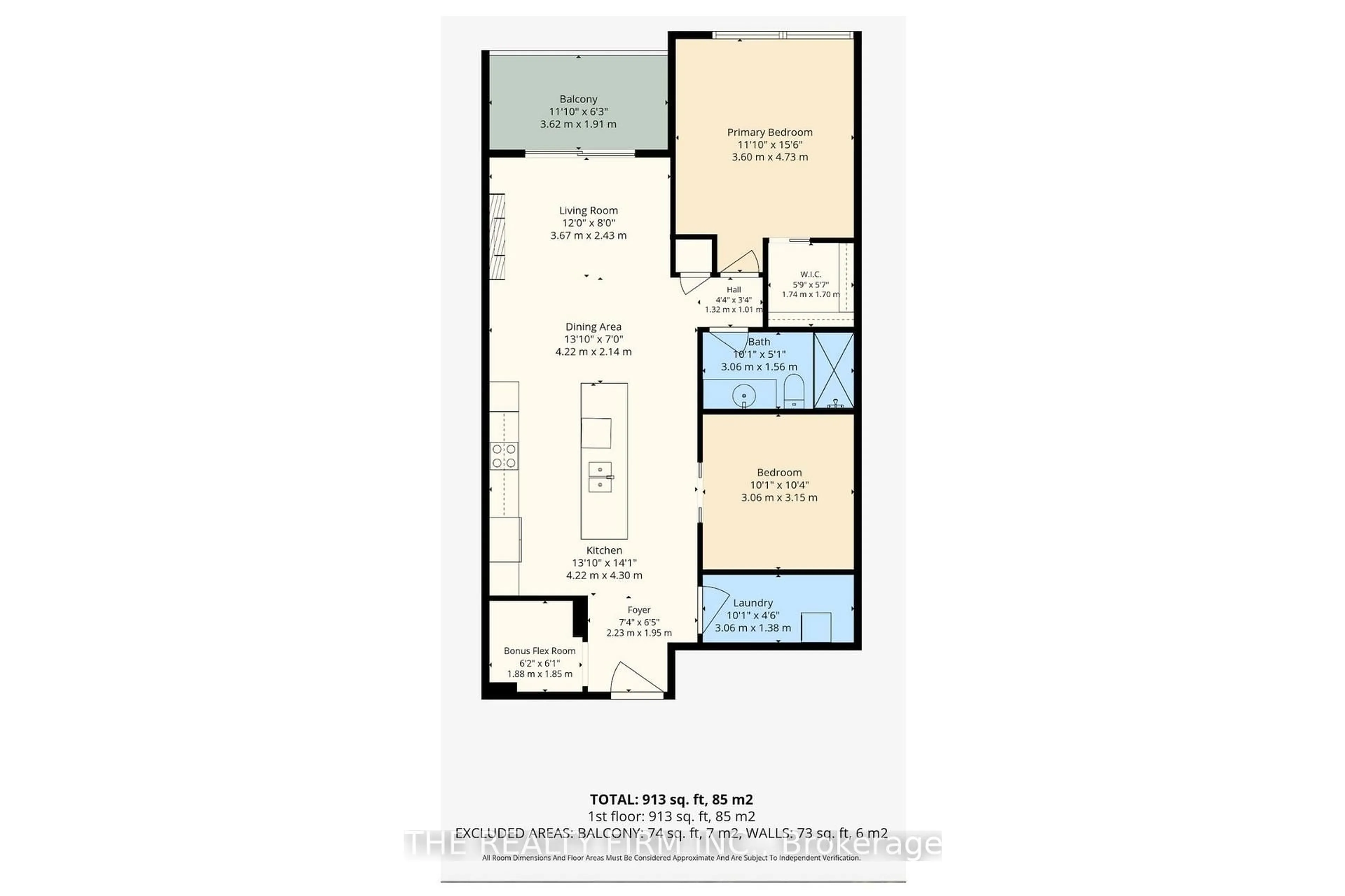 Floor plan for 240 Villagewalk Blvd #1303, London North Ontario N6G 0P6