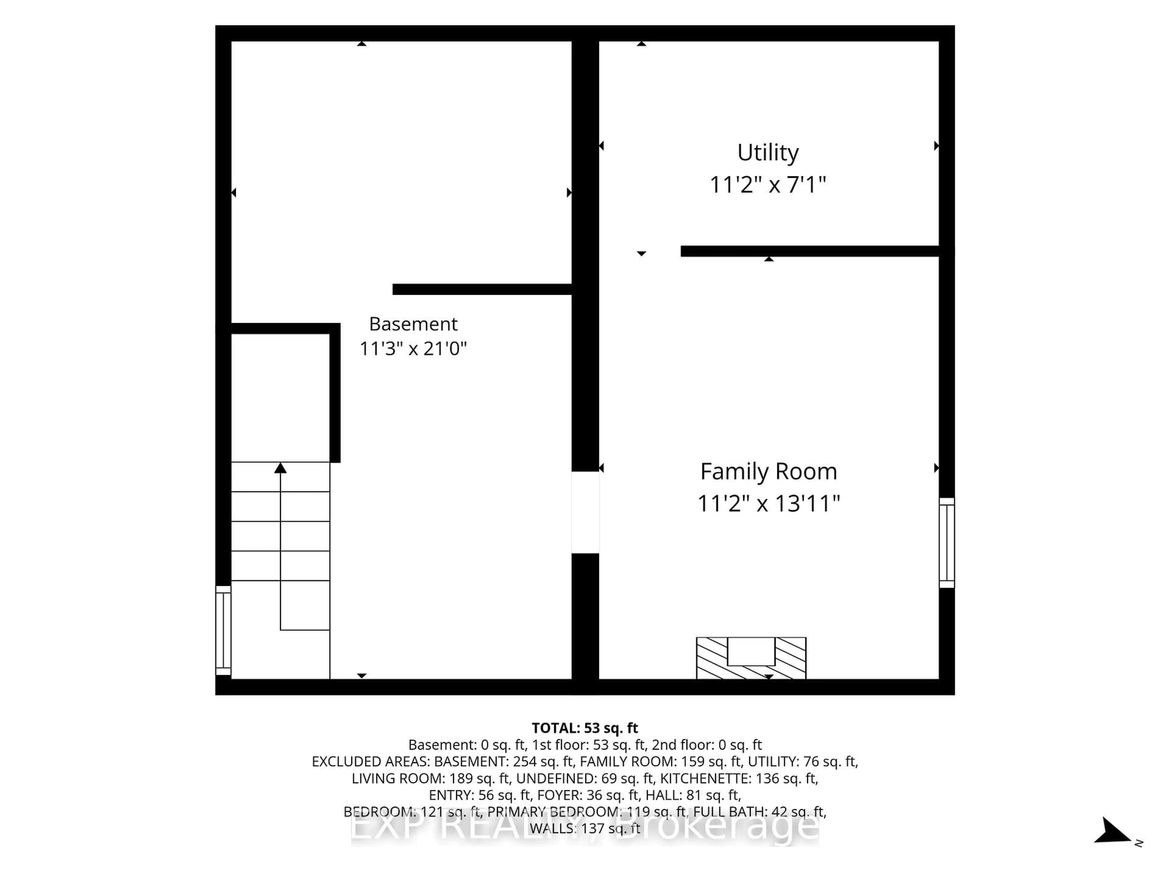 Floor plan for 149 Birch Ave, Kitchener Ontario N2H 4W7