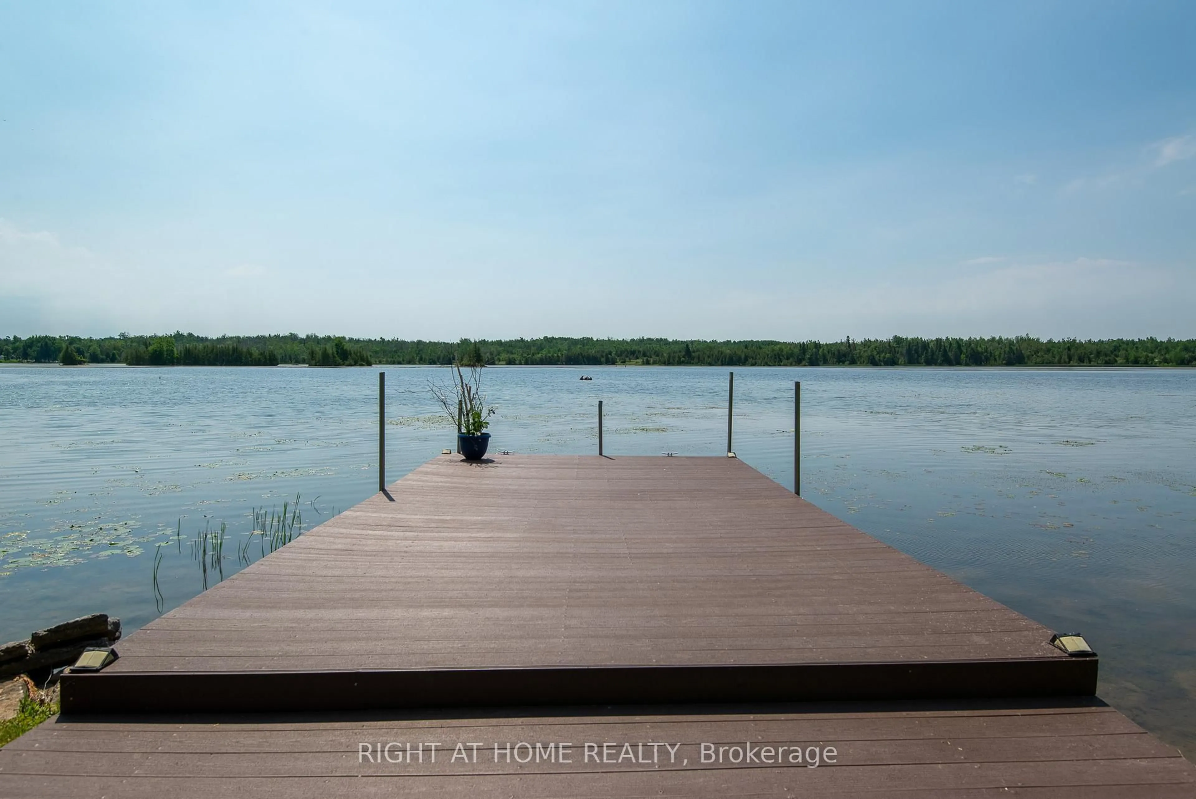 Patio, water/lake/river/ocean view for 203 Mcguire Beach Rd, Kawartha Lakes Ontario K0M 2B0
