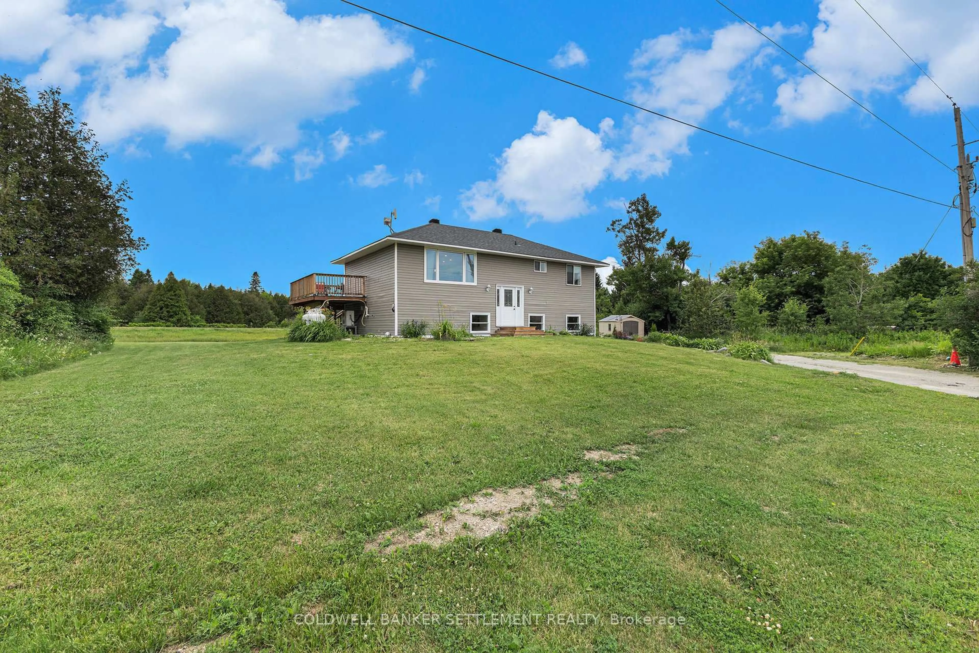 A pic from outside/outdoor area/front of a property/back of a property/a pic from drone, water/lake/river/ocean view for 170 Drummond Concession 2A Rd, Perth Ontario K7H 3C3