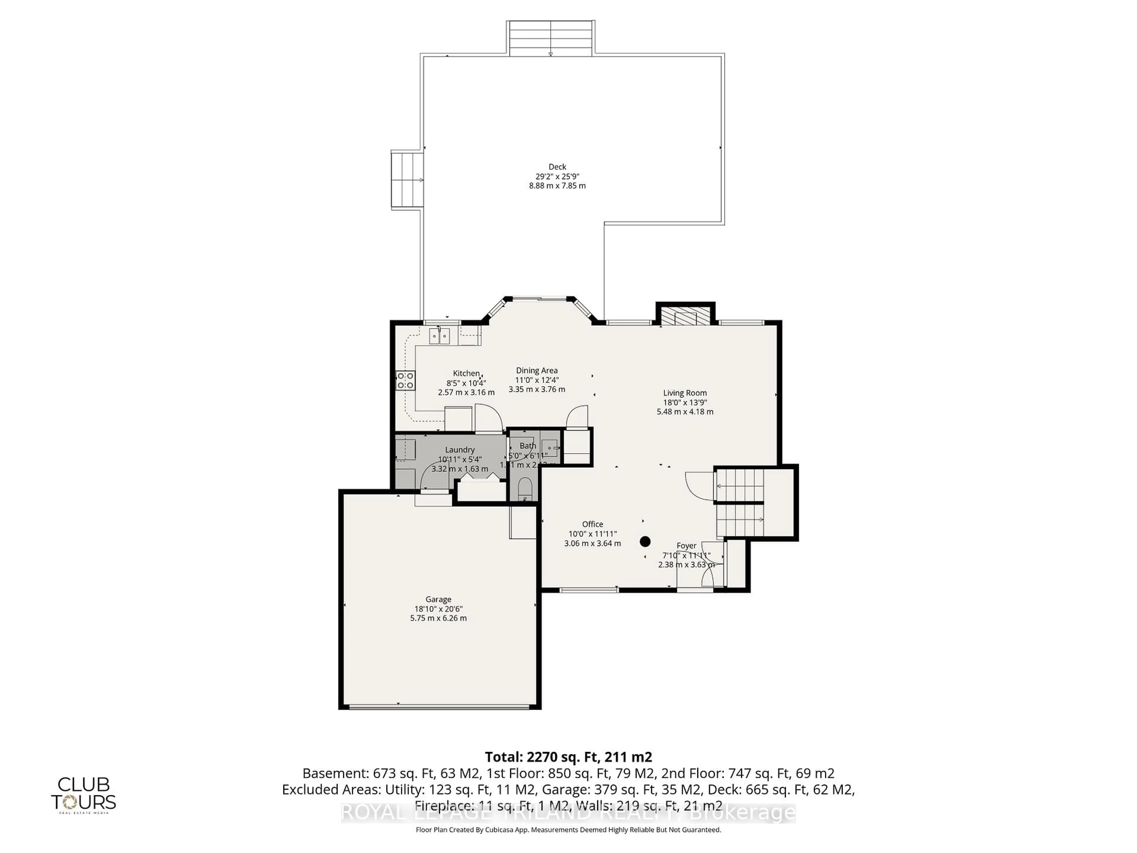 Floor plan for 32 Wingreen Lane, Middlesex Centre Ontario N0L 1R0