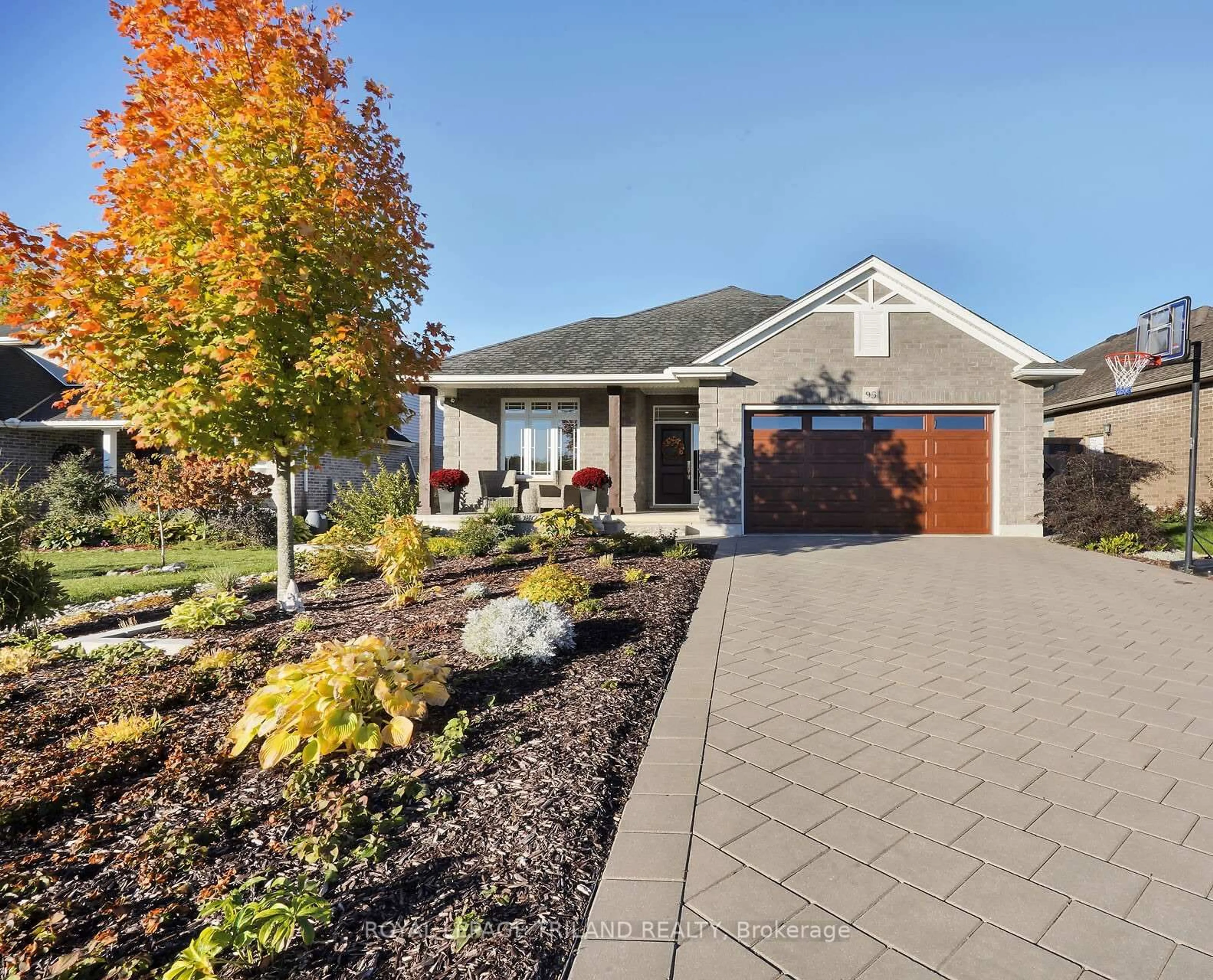 Home with brick exterior material, street for 95 BROOKER Tr, Thames Centre Ontario N0M 2P0