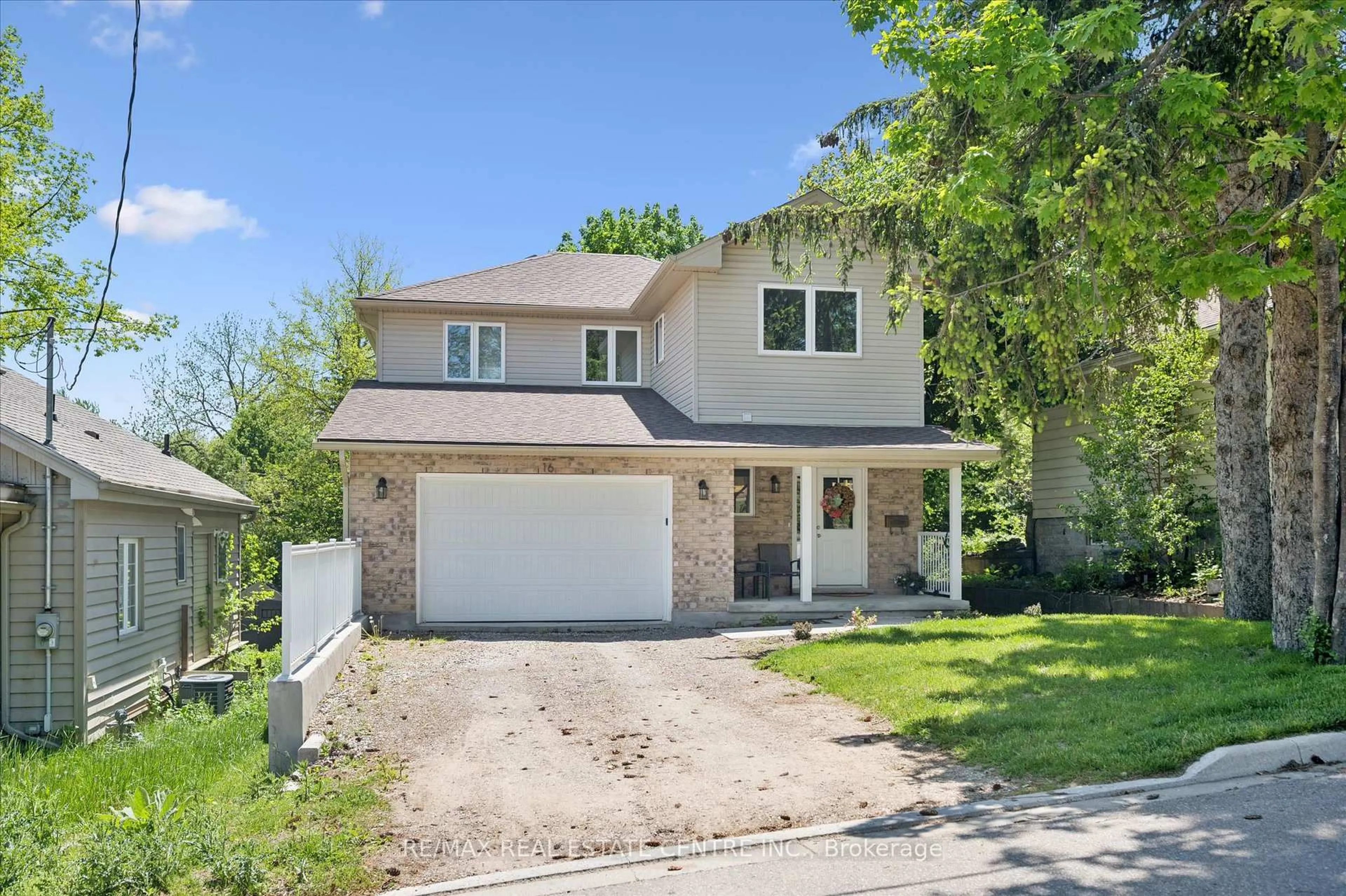 Home with vinyl exterior material, street for 16 Edward St, Cambridge Ontario N3C 1J7