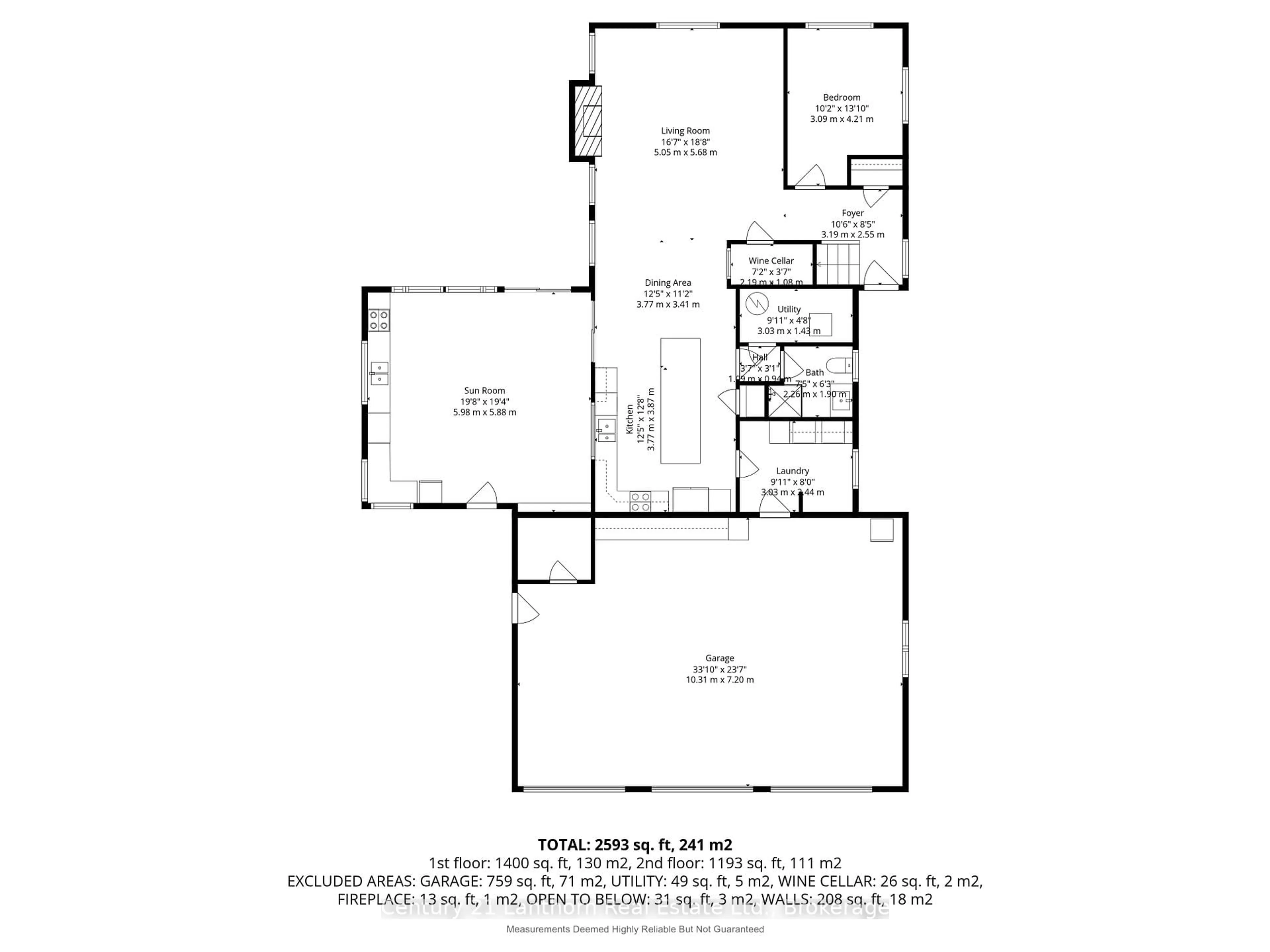 Floor plan for 13 Blakely Rd, Prince Edward County Ontario K0K 1T0
