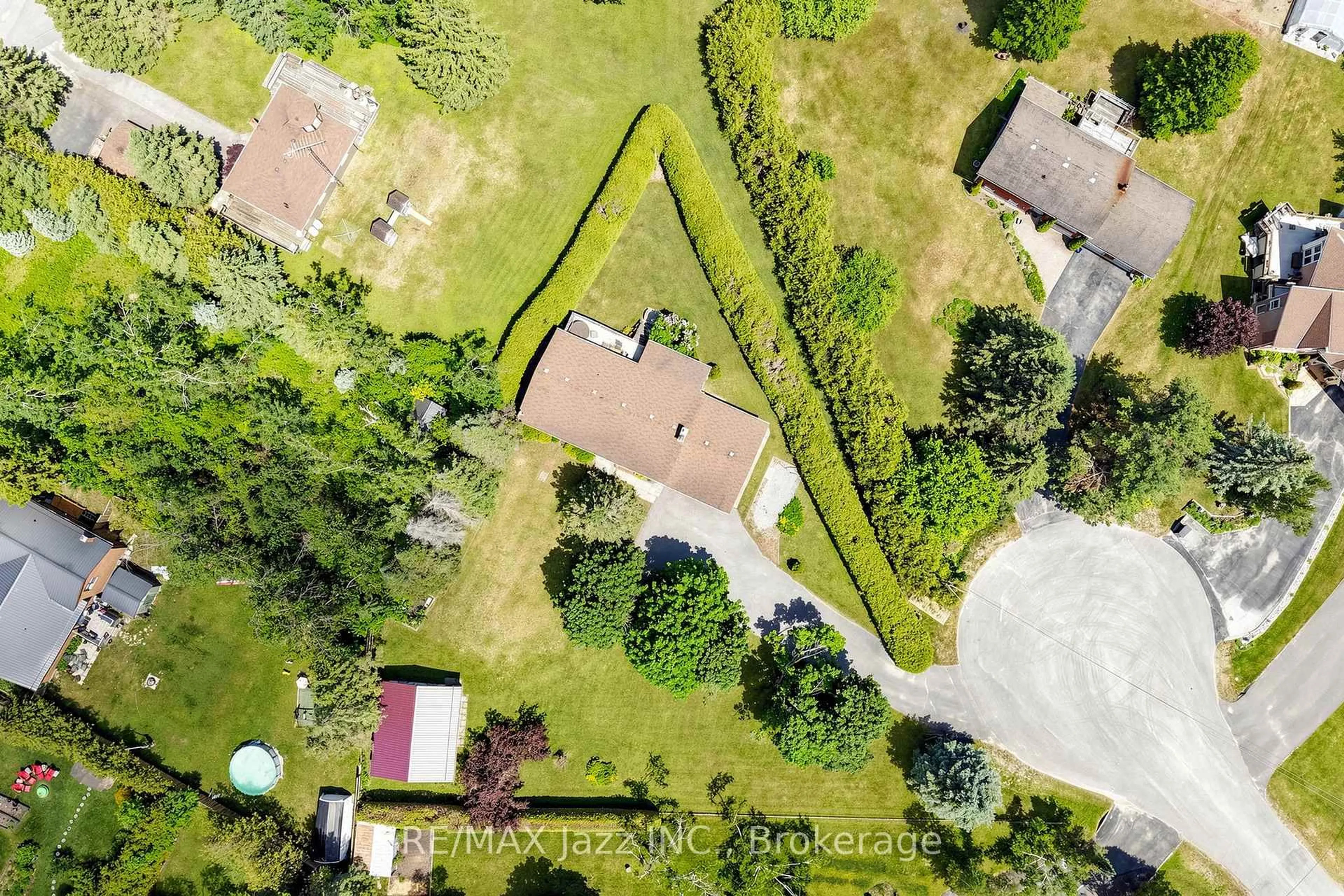 A pic from outside/outdoor area/front of a property/back of a property/a pic from drone, street for 15 Beavers Lane, Kawartha Lakes Ontario K0M 1B0