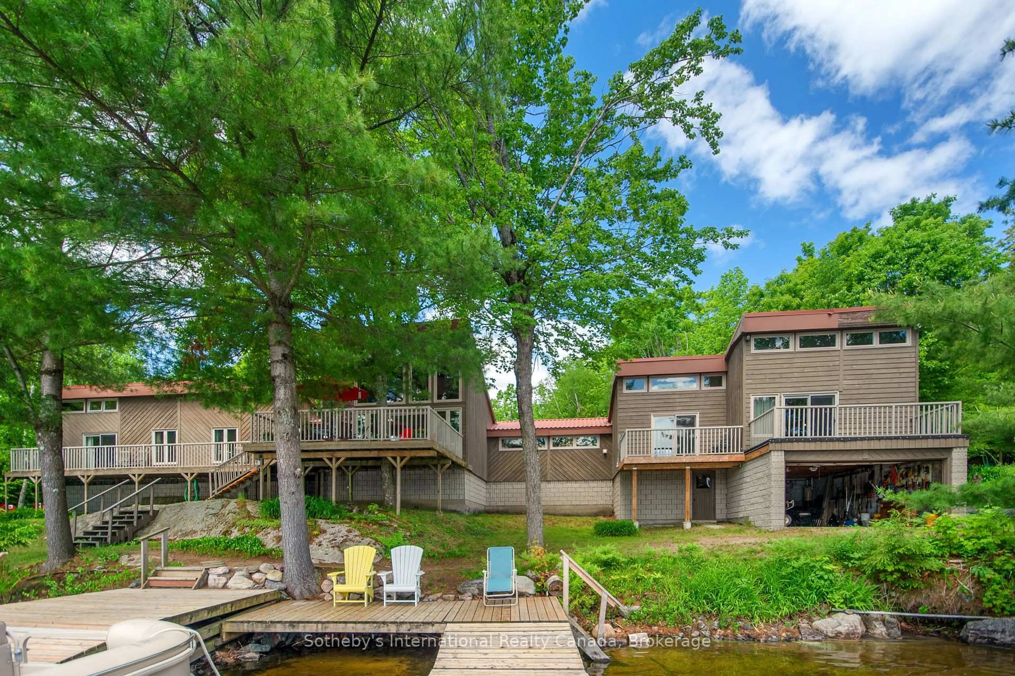 Patio, water/lake/river/ocean view for 37 Fox Back Rd, The Archipelago Ontario P0C 1H0