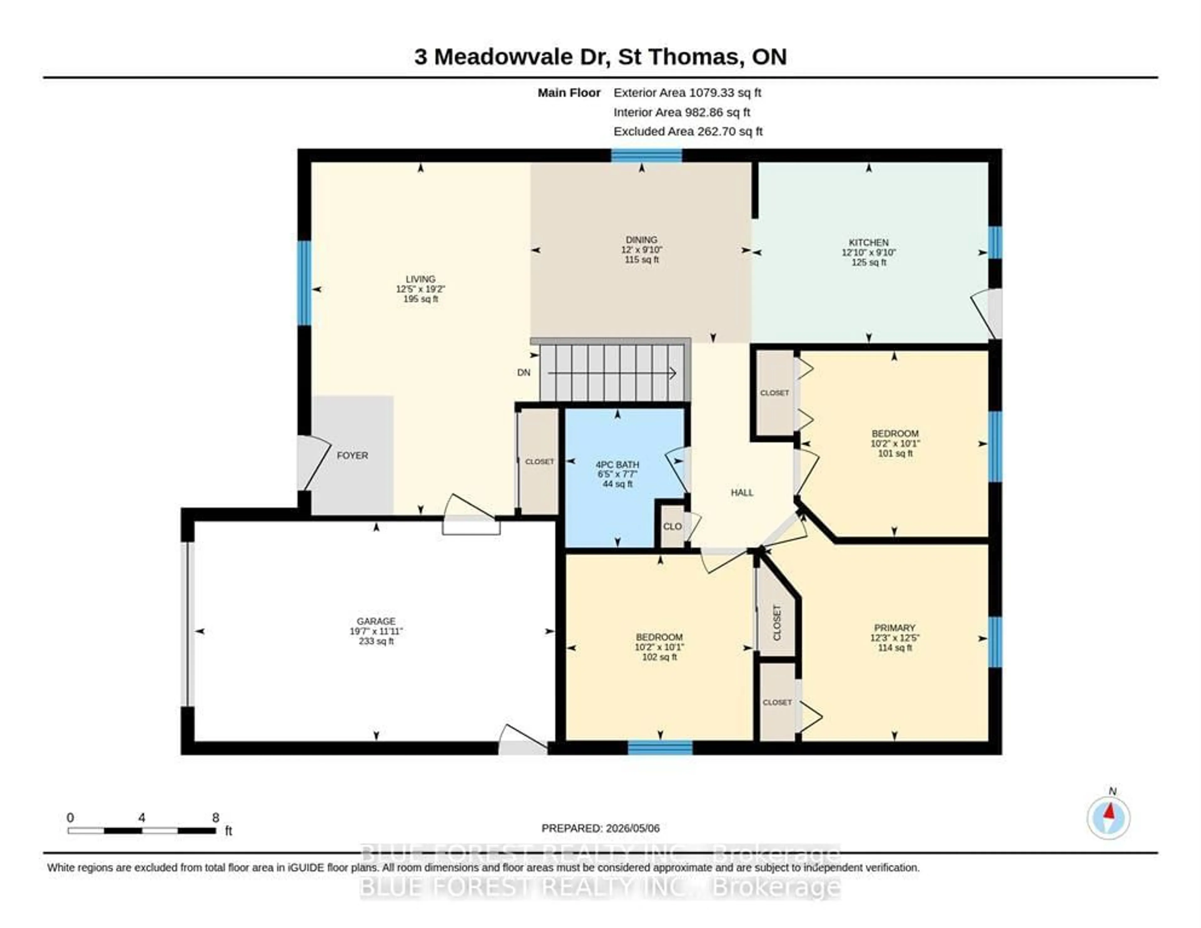 Floor plan for 3 Meadowvale Dr, St. Thomas Ontario N5P 4P1