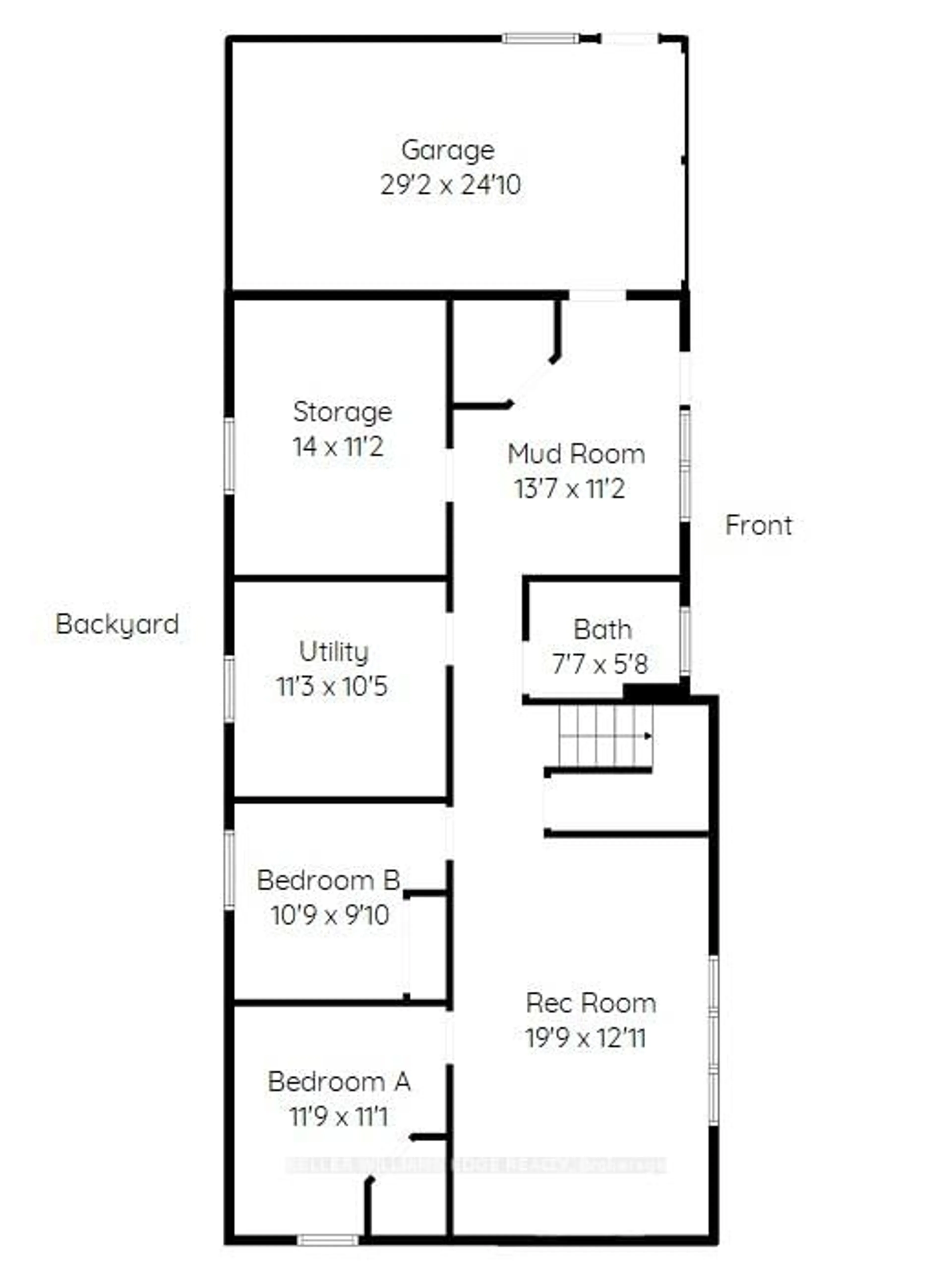 Floor plan for 1837 6th Con Rd, Hamilton Ontario N0B 1L0