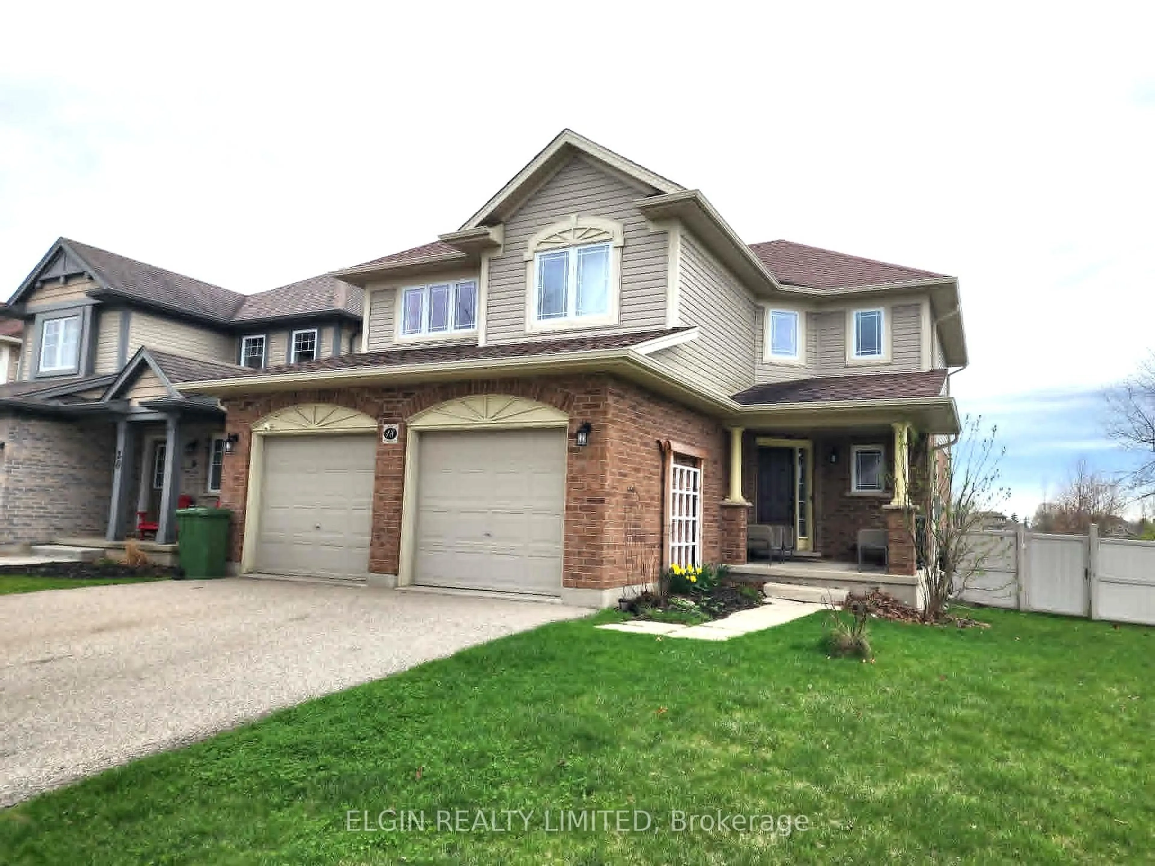 Home with brick exterior material, street for 18 Peach Tree Blvd, St. Thomas Ontario N5R 1L2