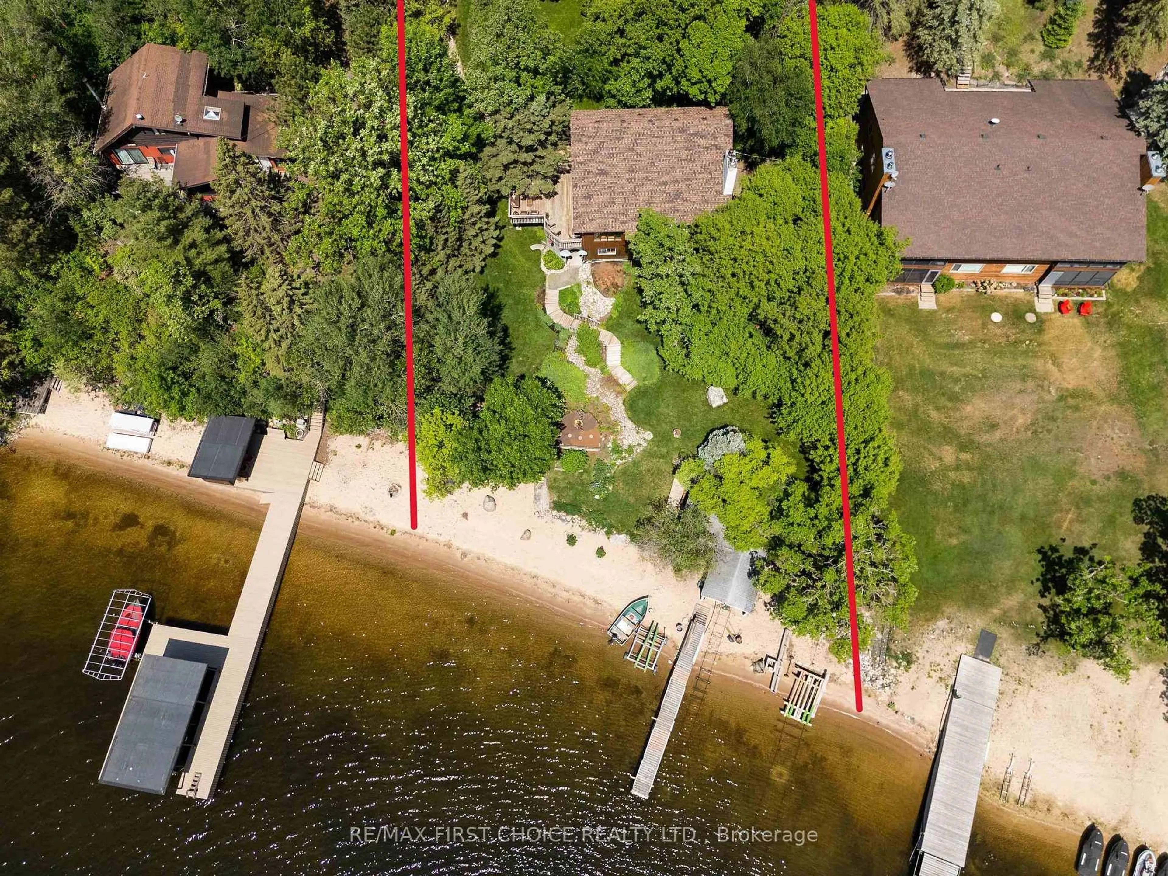 A pic from outside/outdoor area/front of a property/back of a property/a pic from drone, water/lake/river/ocean view for 6A Pye's Rd, Kenora Remote Area Ontario P0X 1S0