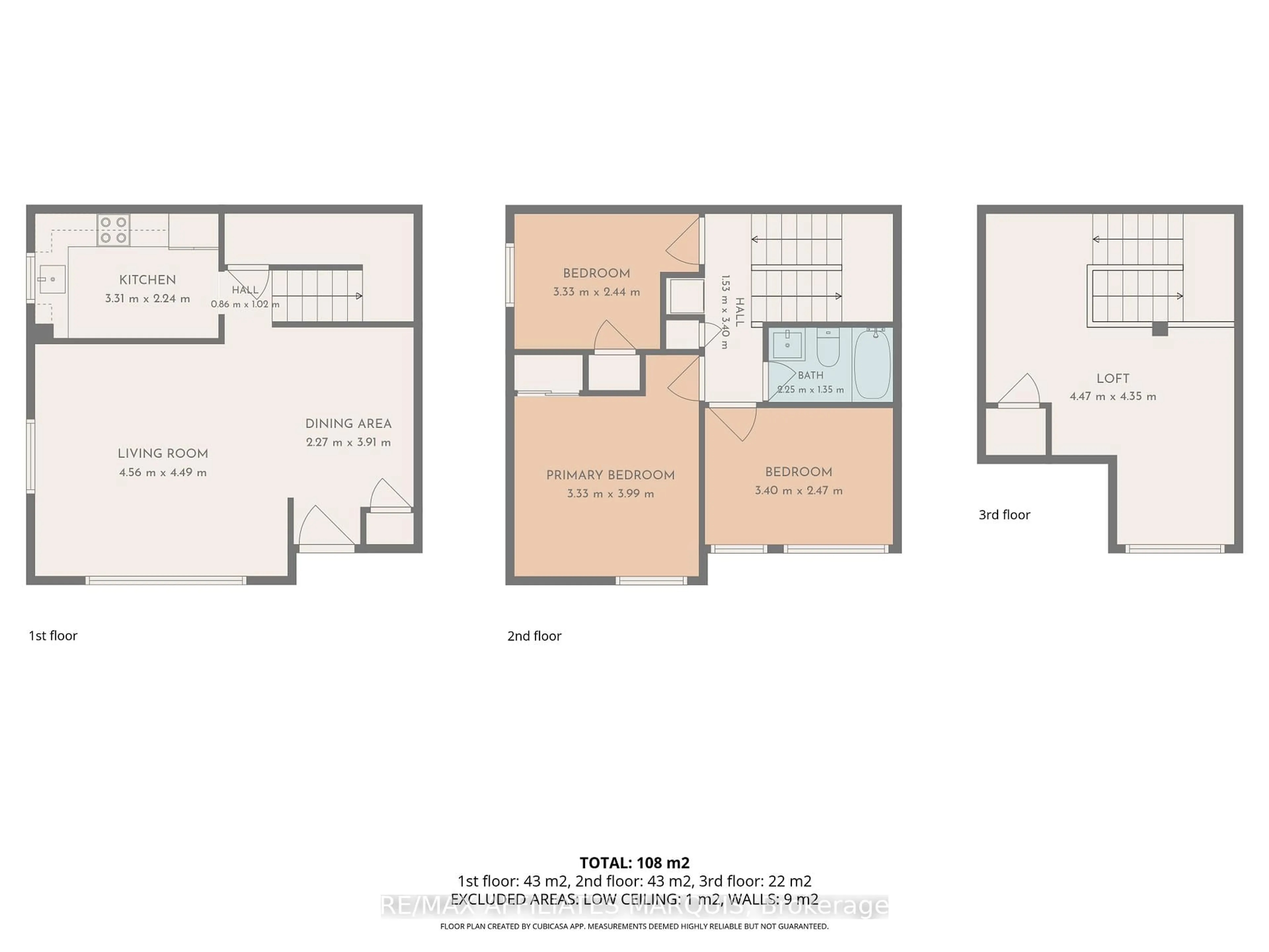 Floor plan for 4 Pearl St #"R", Smiths Falls Ontario K7A 5B5