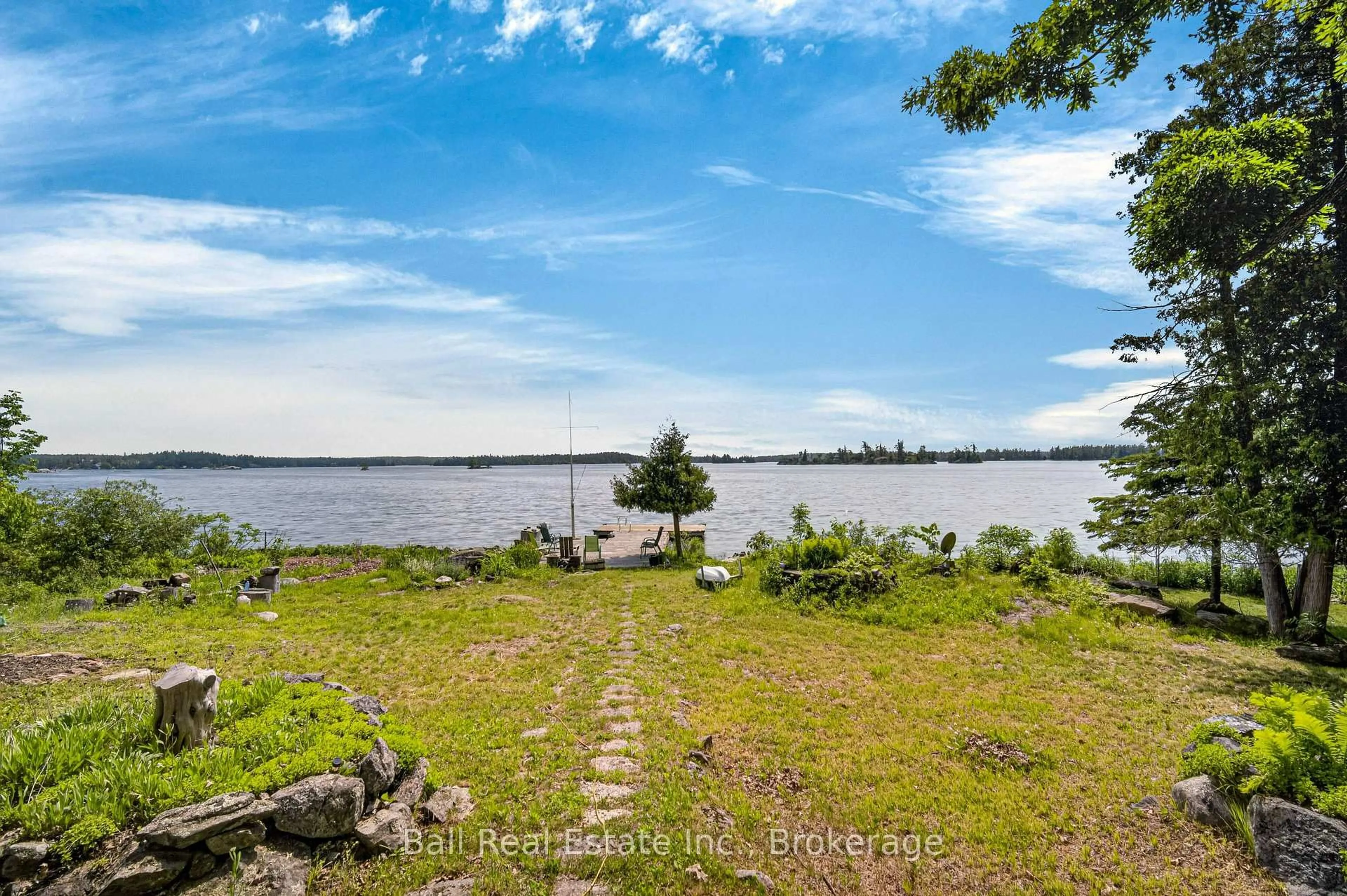 A pic from outside/outdoor area/front of a property/back of a property/a pic from drone, water/lake/river/ocean view for 86 Fire Route 7, North Kawartha Ontario K0L 3E0