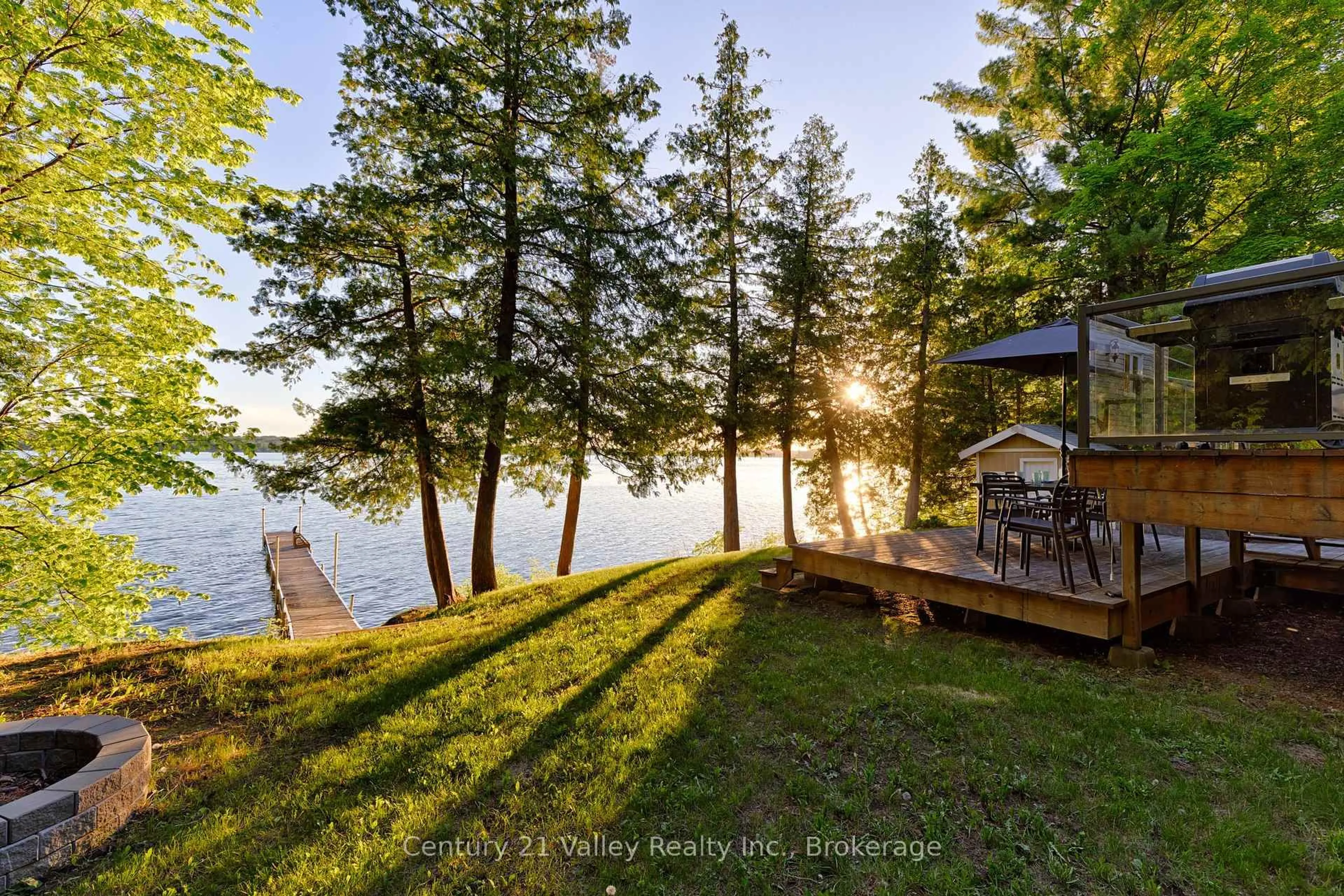 Patio, water/lake/river/ocean view for 23 Clavette Lane, Eganville Ontario K0J 1T0